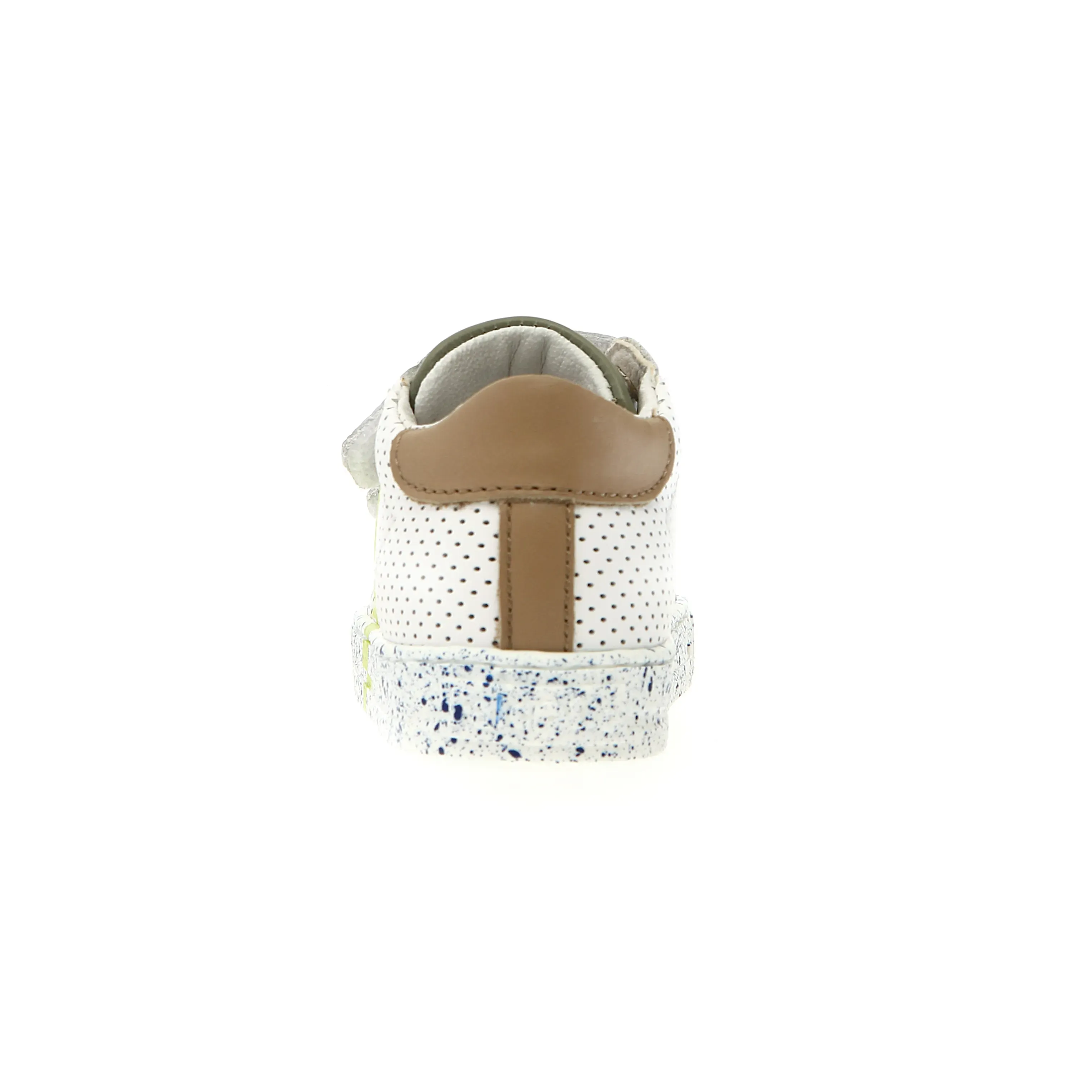 Falcotto Boy's Salazar 3 Vl Casual Shoes - White / Sand / Citrus clean edge