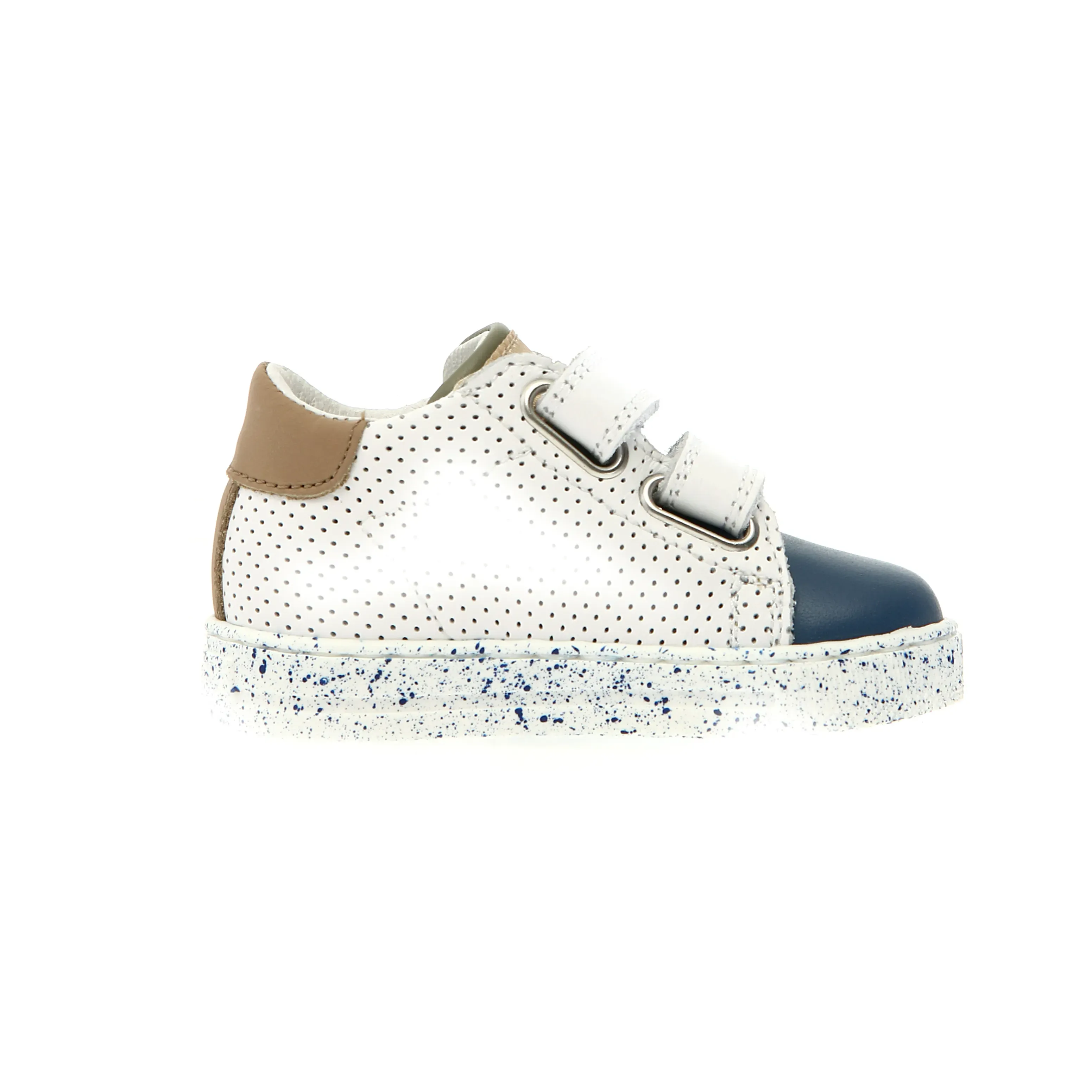 Falcotto Boy's Salazar 3 Vl Casual Shoes - White / Sand / Citrus laid back