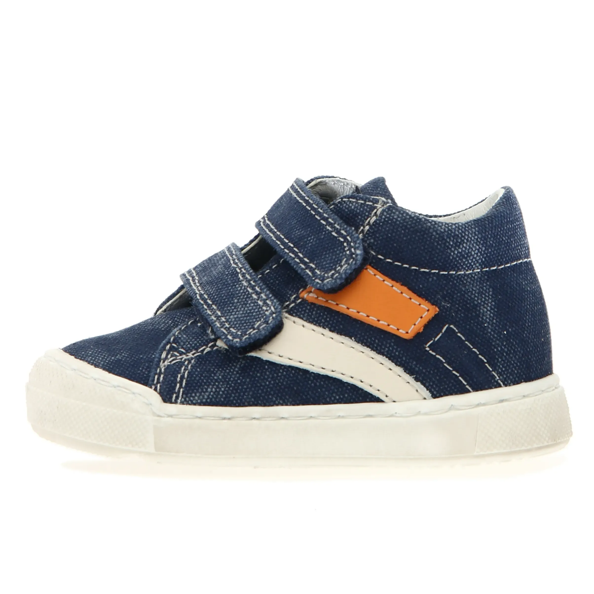 Falcotto Boy's Wallis Vl Casual Shoes - Jeans / Milk / Orange smart path