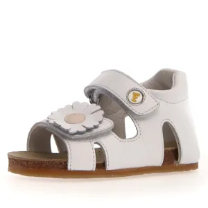 Falcotto Cuska Girl's Sandals - White Gentle Move