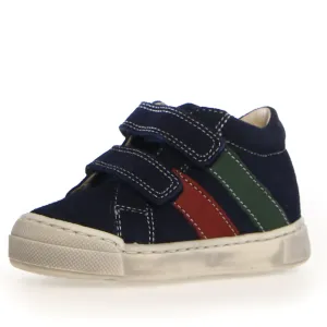 Falcotto Gazer Vl Boy's Casual Shoes - Navy/Green Bottle style mode