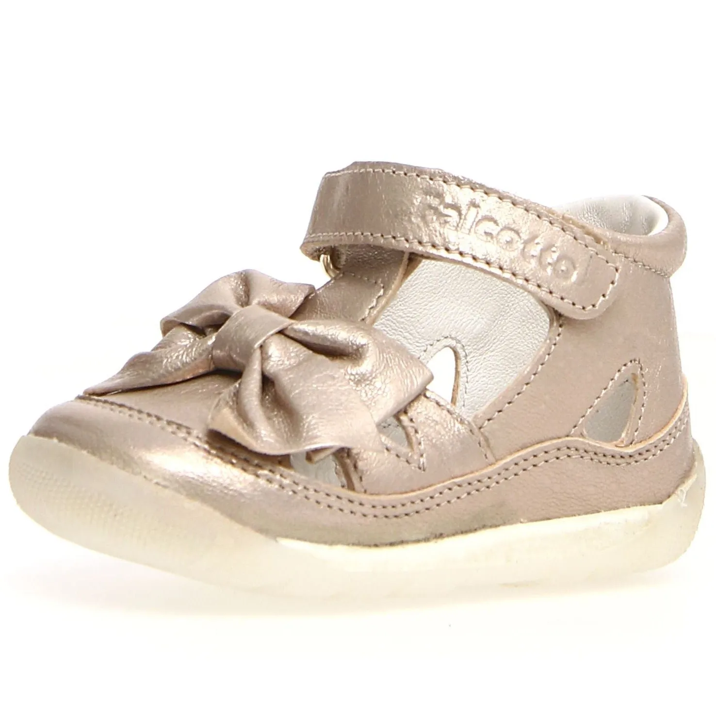Falcotto Gily Girl's Casual Shoes - Pebbled Cipria sleek walk