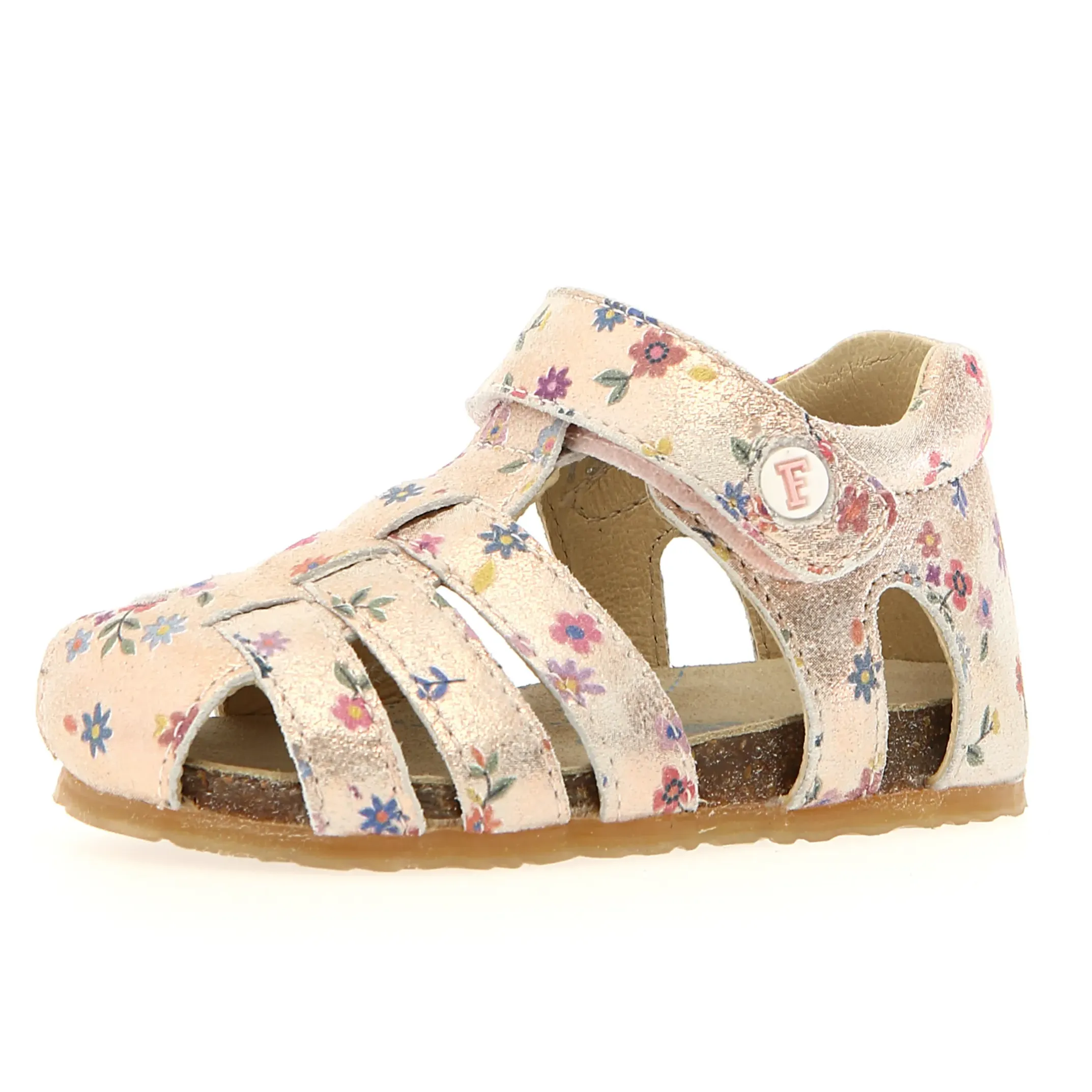 Falcotto Girl's Alby Monet Sandals - Cipria / Multi Wild Trail
