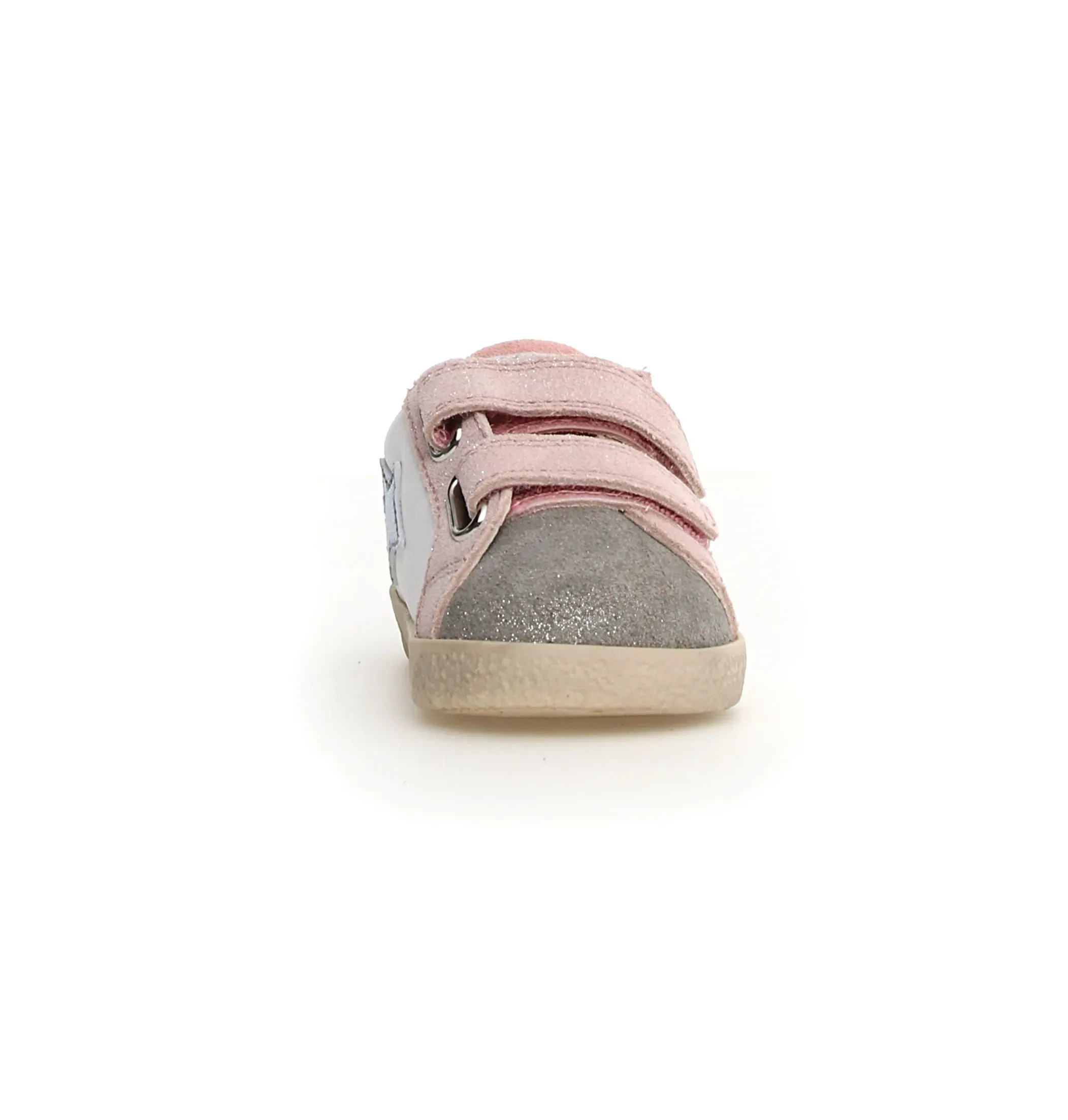 Falcotto Girl's Alnoite 2 Vl Casual Shoes - Metallic Silver / White / Cipria travel mood