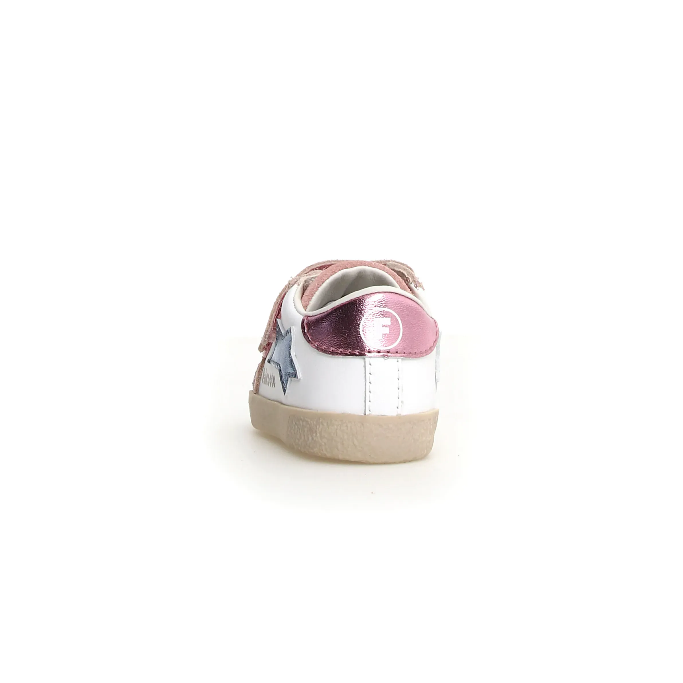 Falcotto Girl's Alnoite 2 Vl Casual Shoes - Metallic Silver / White / Cipria feel home