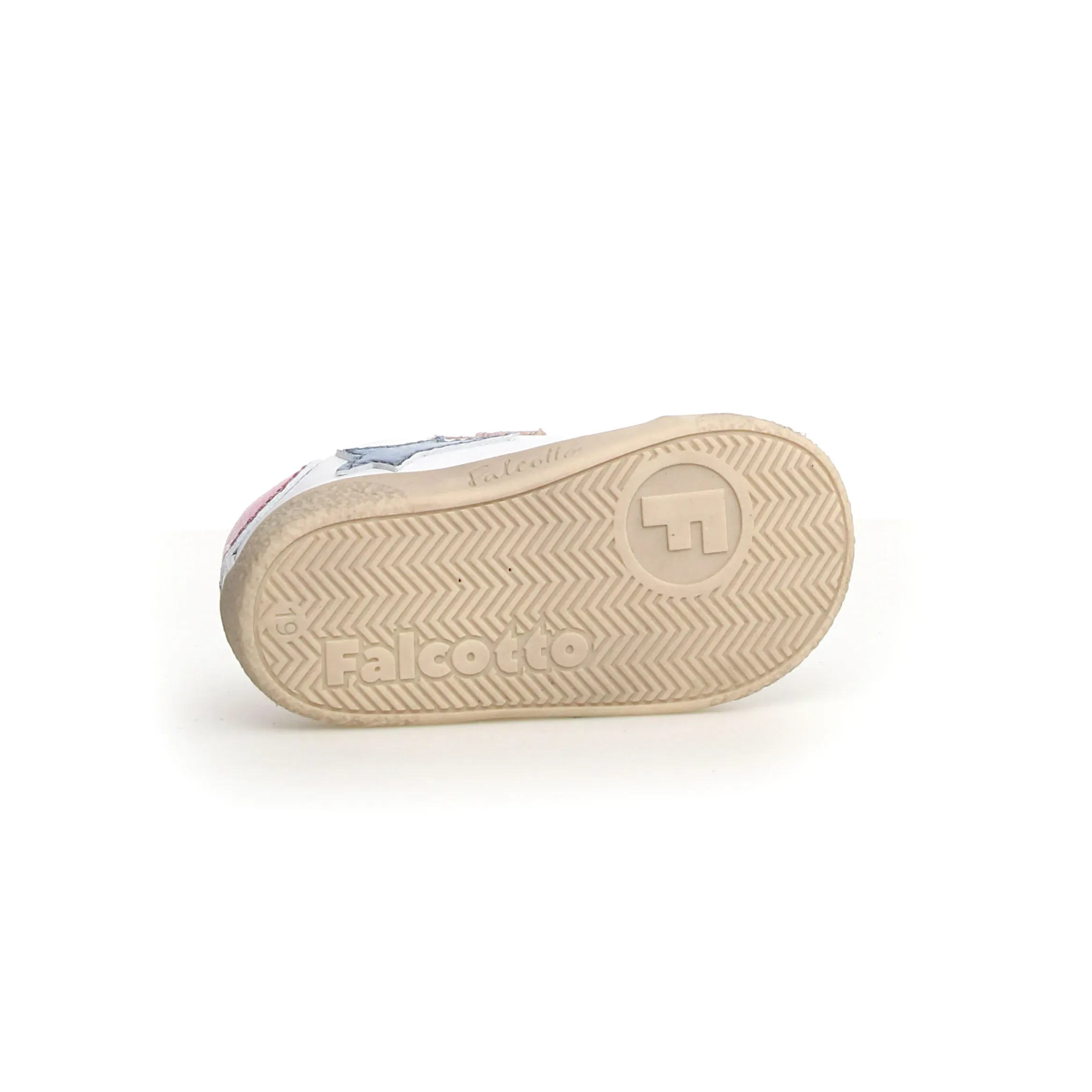 Falcotto Girl's Alnoite 2 Vl Casual Shoes - Metallic Silver / White / Cipria lazy walk