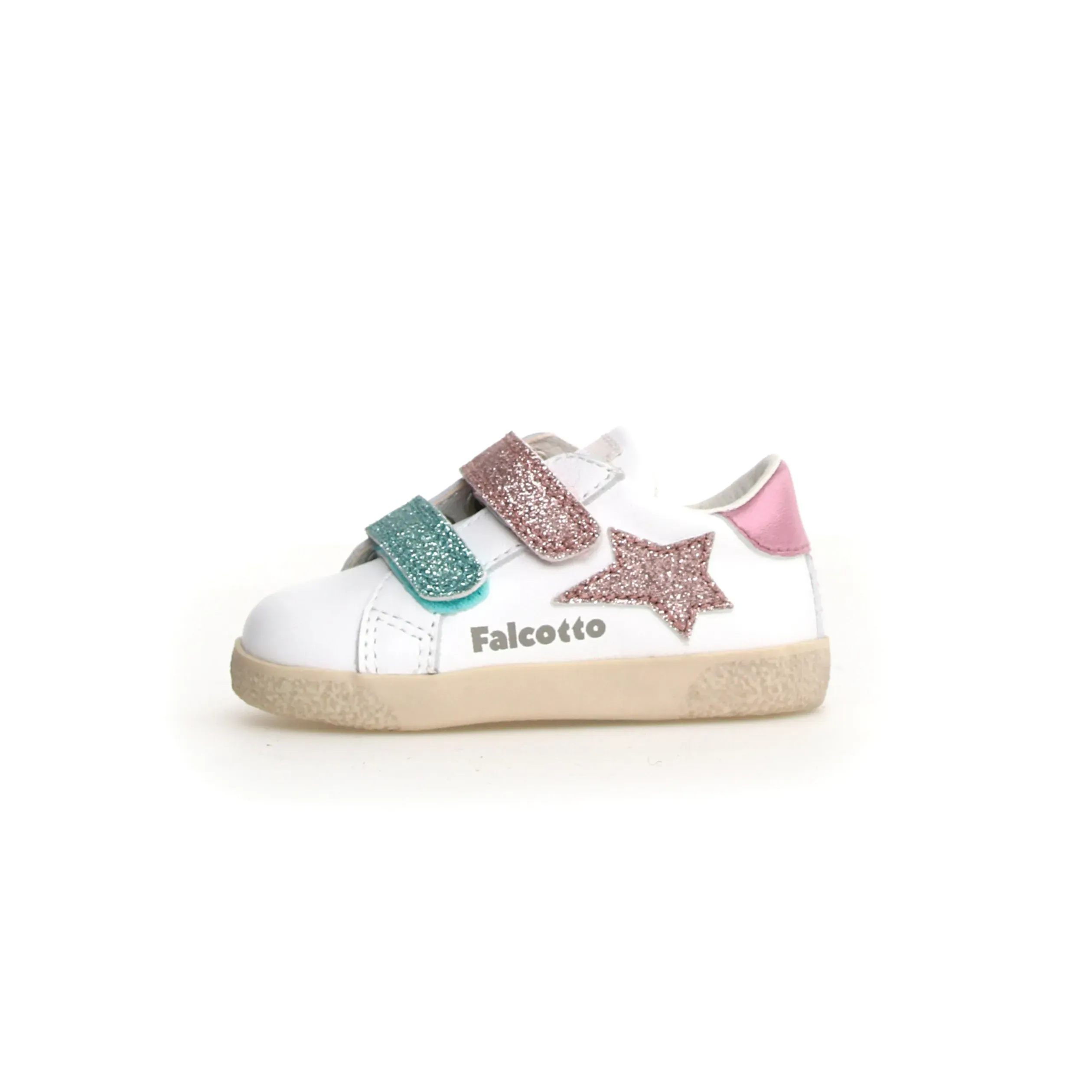 Falcotto Girl's Alnoite 2 Vl Casual Shoes - White / Pink feel home