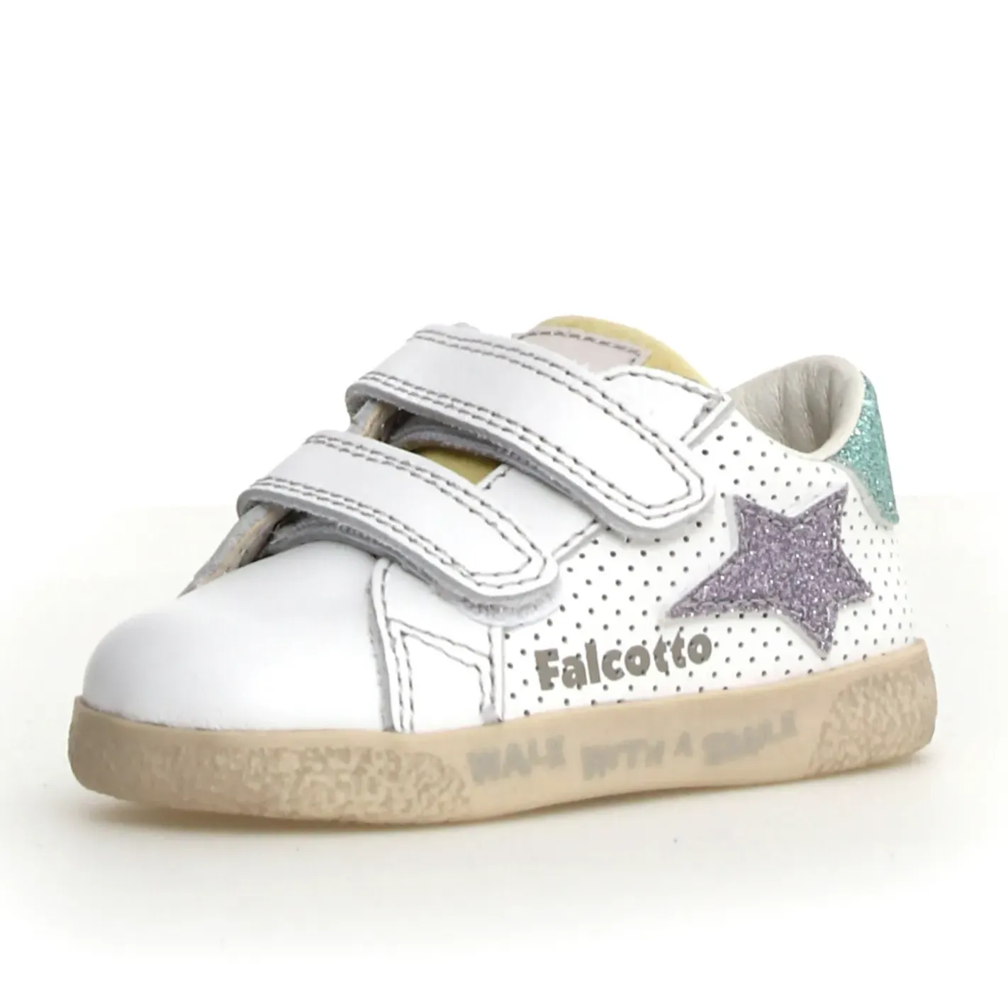 Falcotto Girl's Alnoite 2 Vl Casual Shoes - White daily rush