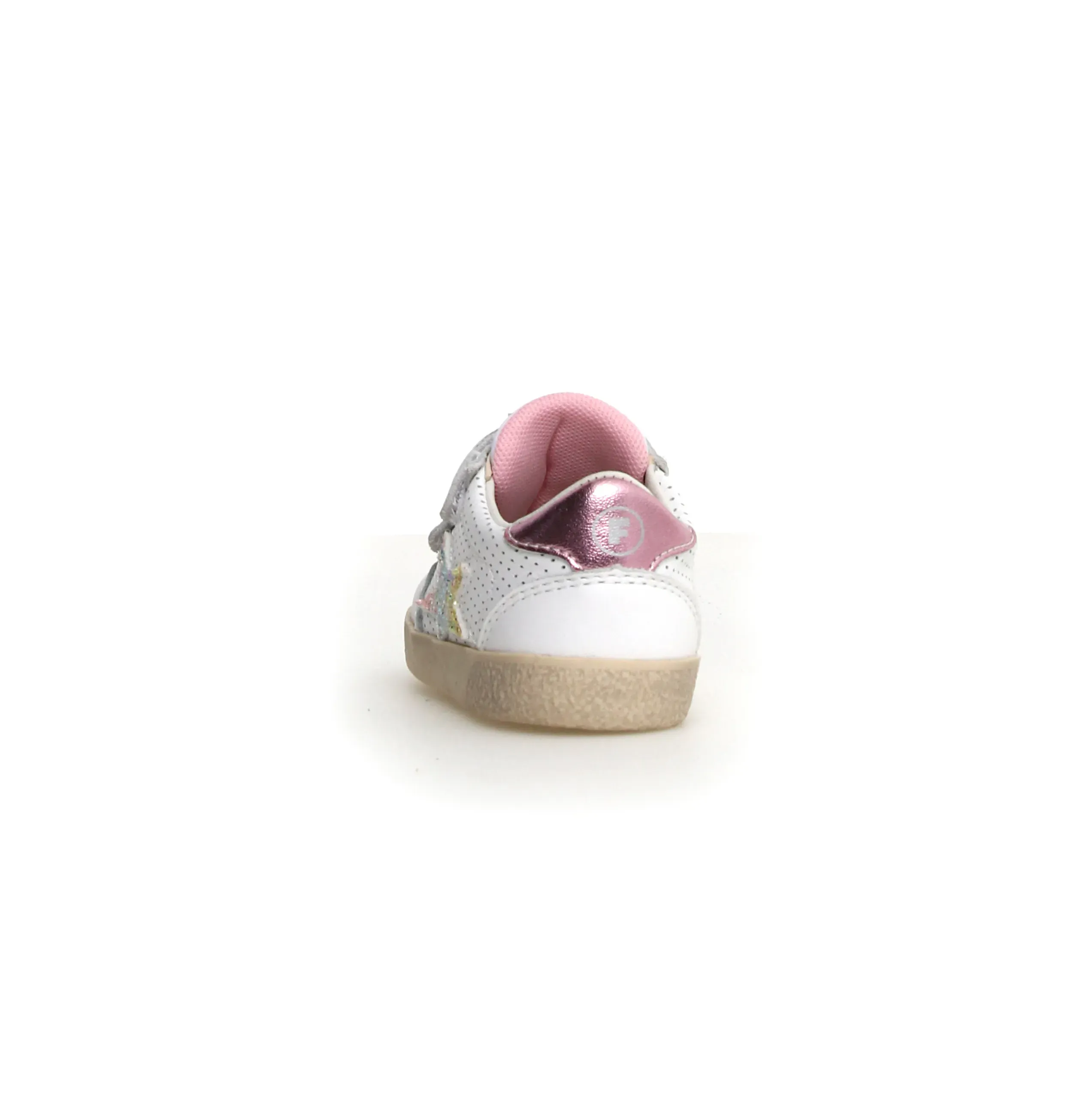 Falcotto Girl's Alnoite Low 2 Vl Casual Shoes - White / Pink work chill