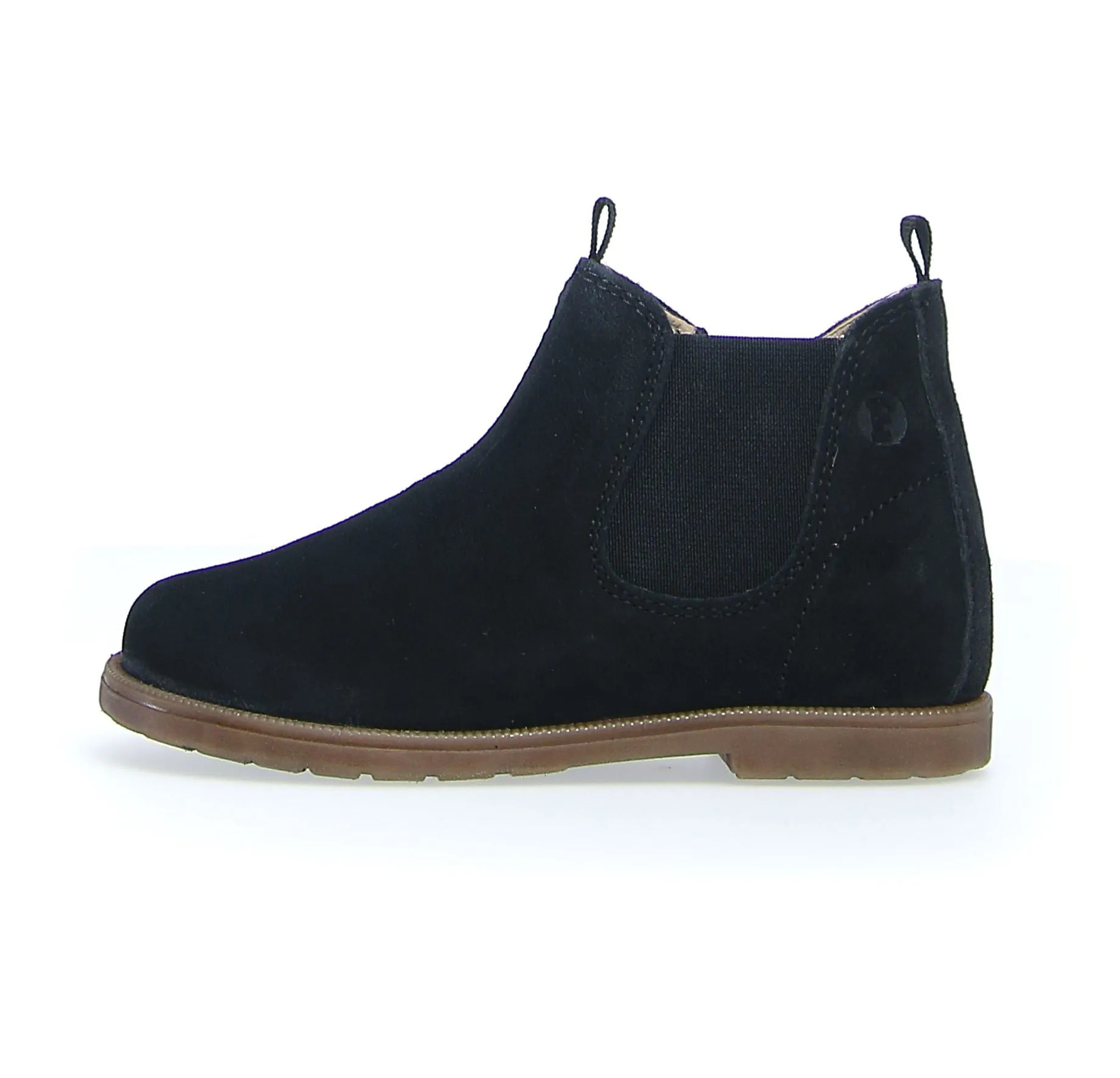 Falcotto Girl's & Boy's Winter Wood Suede Sneakers - Black cold proof