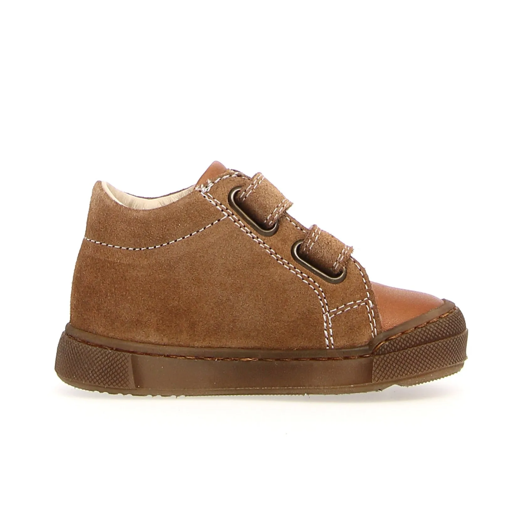 Falcotto Girl's and Boy's Gazer Vl Fashion Sneakers, Cognac Brown mild look