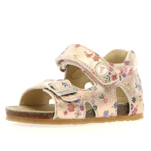 Falcotto Girl's Bea Sandals - Cipria / Multi Happy Soles