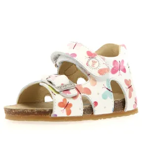 Falcotto Girl's Bea Sandals - White / Multi Daily Walk