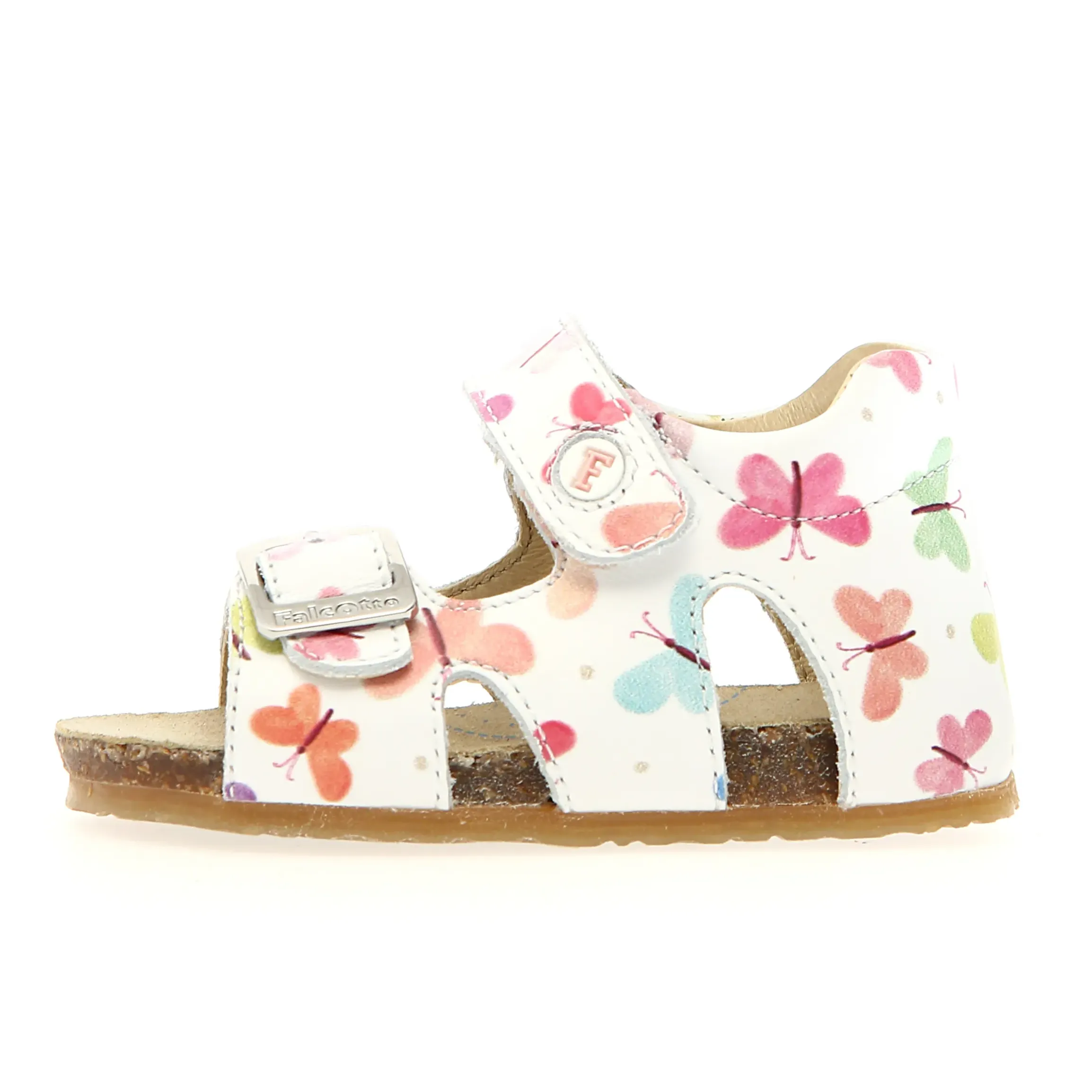 Falcotto Girl's Bea Sandals - White / Multi Pure Mood