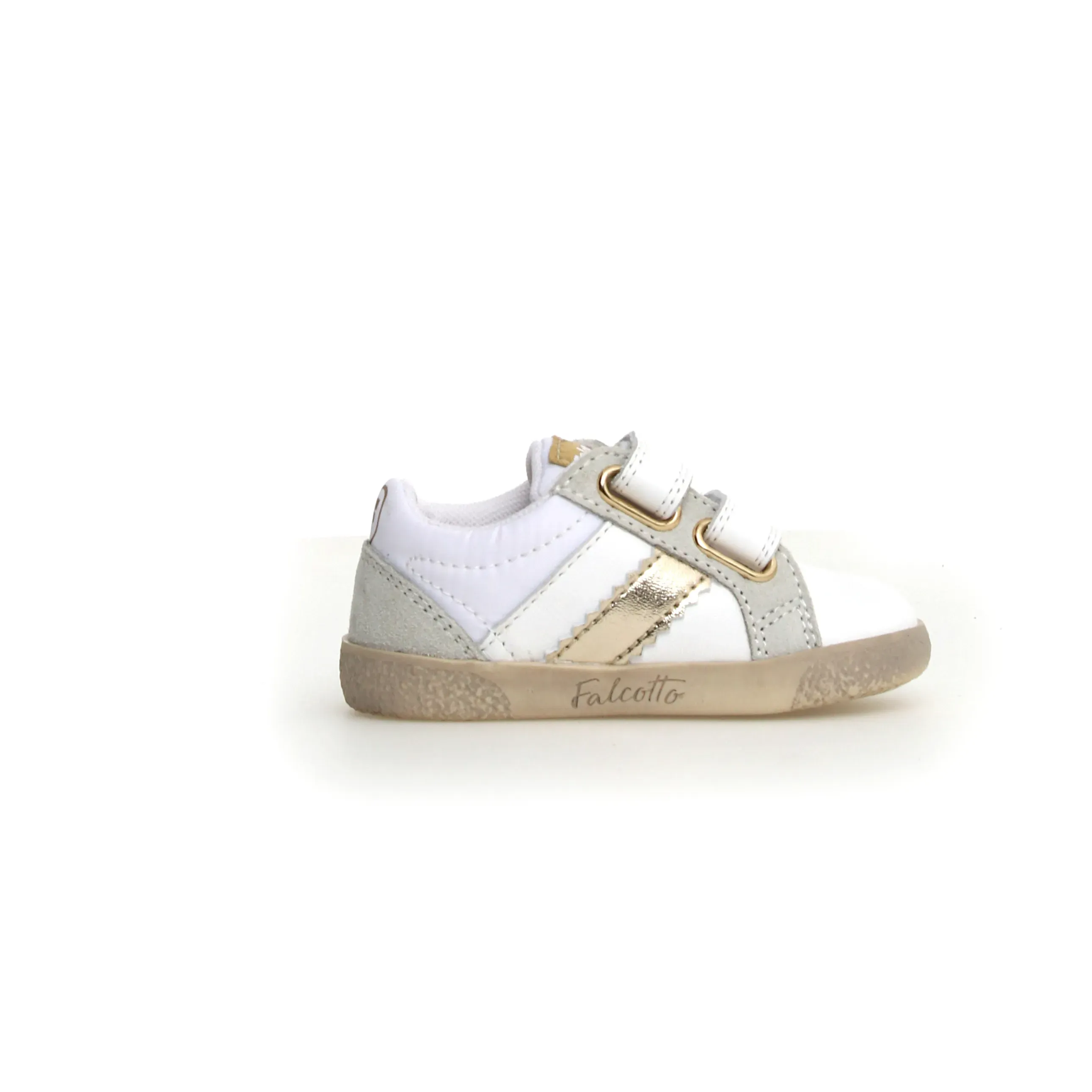 Falcotto Girl's Kilde Low Vl Casual Shoes - White / Platinum style easy