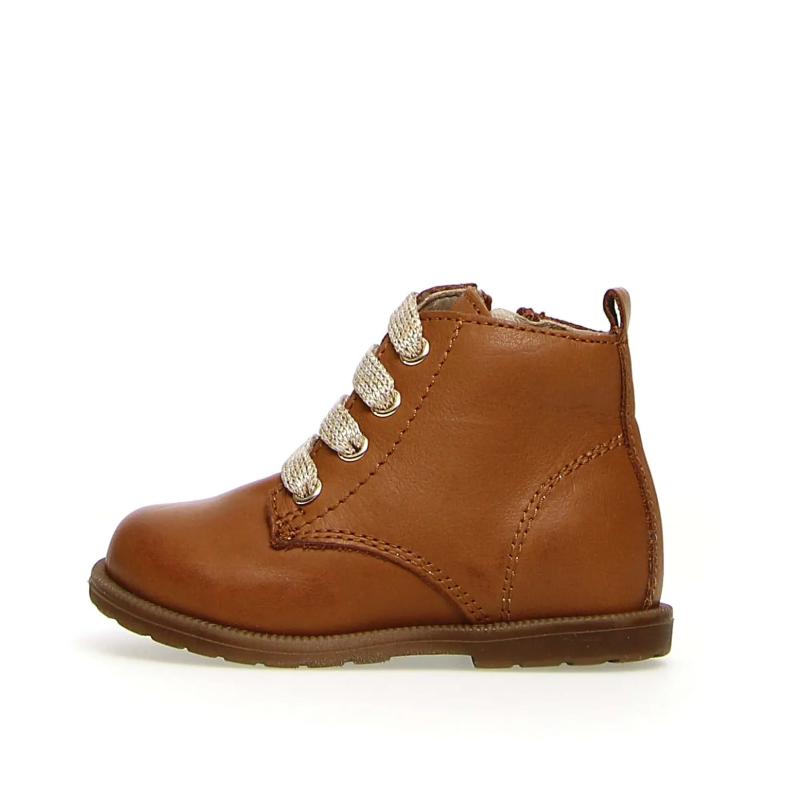 Falcotto Girl's Robin Spazz Shoes, Cognac Lace Lurex outdoor ready