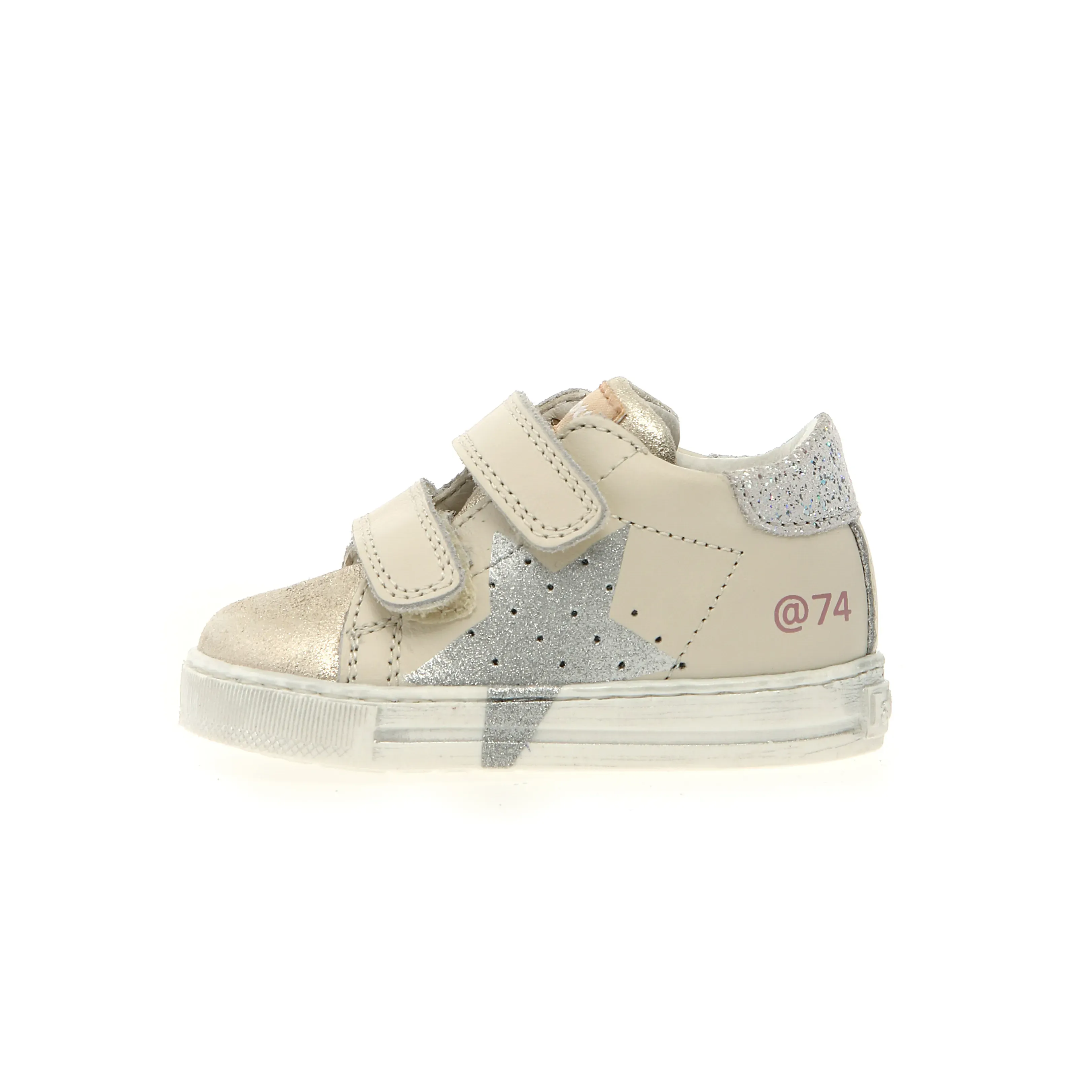 Falcotto Girl's Salazar 3 Vl Casual Shoes - Milk / Platinum flow street