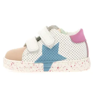 Falcotto Girl's Salazar 3 Vl Casual Shoes - White / Deep Pink / Light Dream just relax