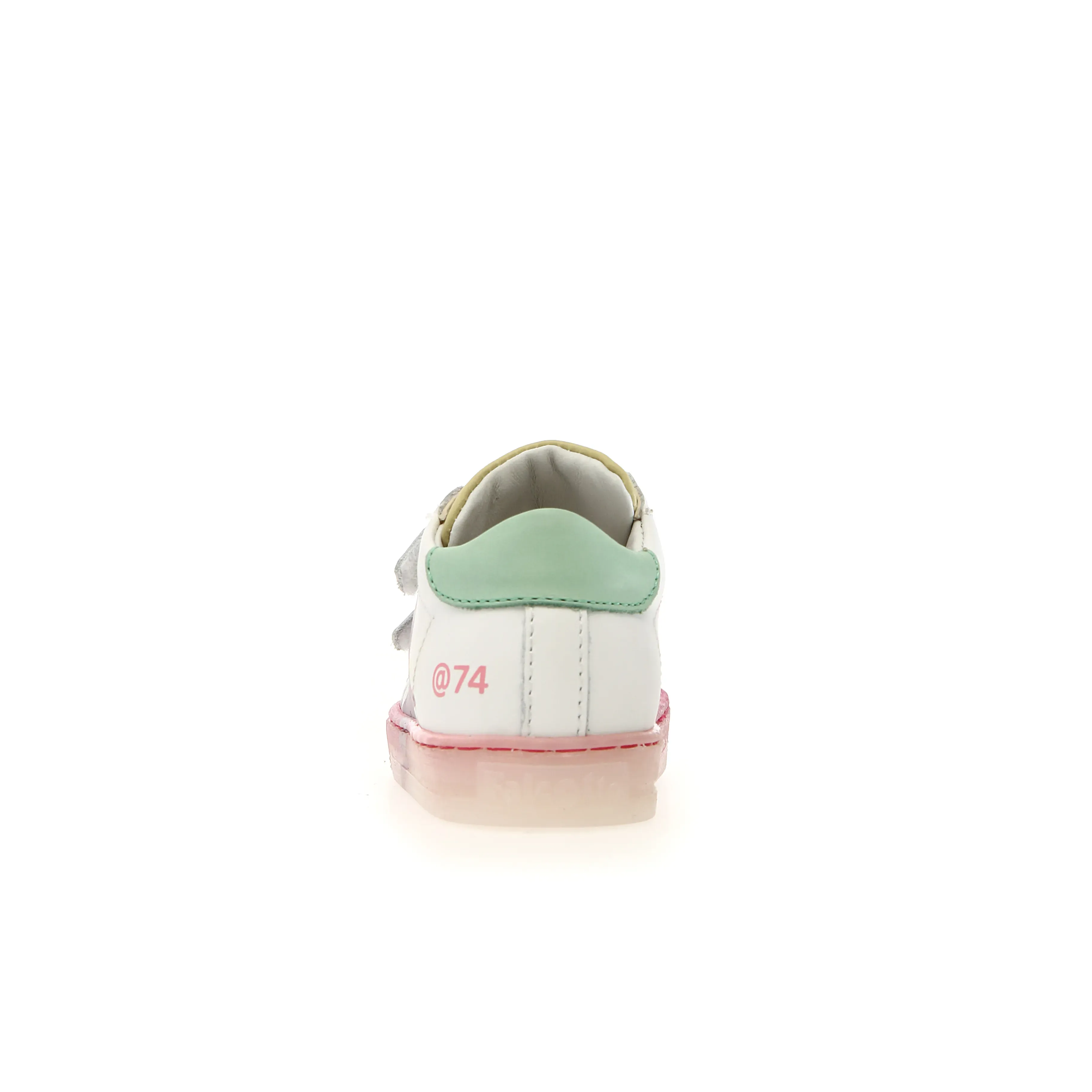 Falcotto Girl's Salazar 3 Vl Casual Shoes - White / Mint / Lilac vibe daily