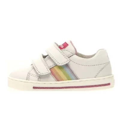 Falcotto Girl's Verit Vl Casual Shoes - White / Pink daily trend