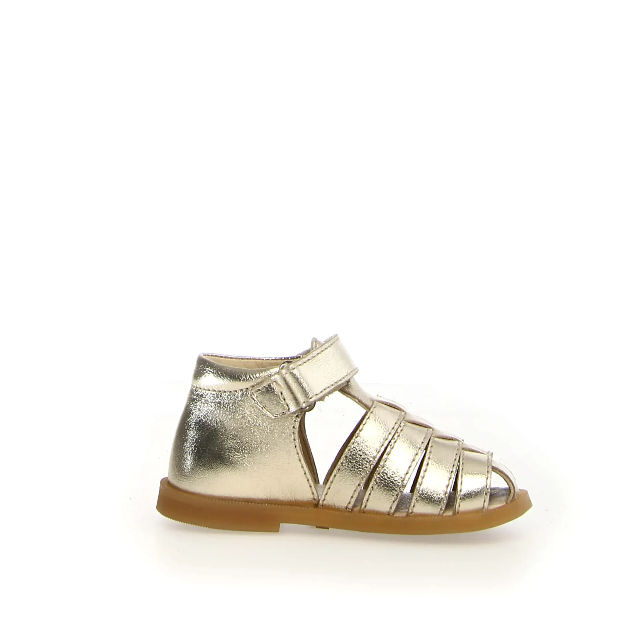 Falcotto Girl's Wakatobi Sandals - Metallic Platinum Breeze Touch