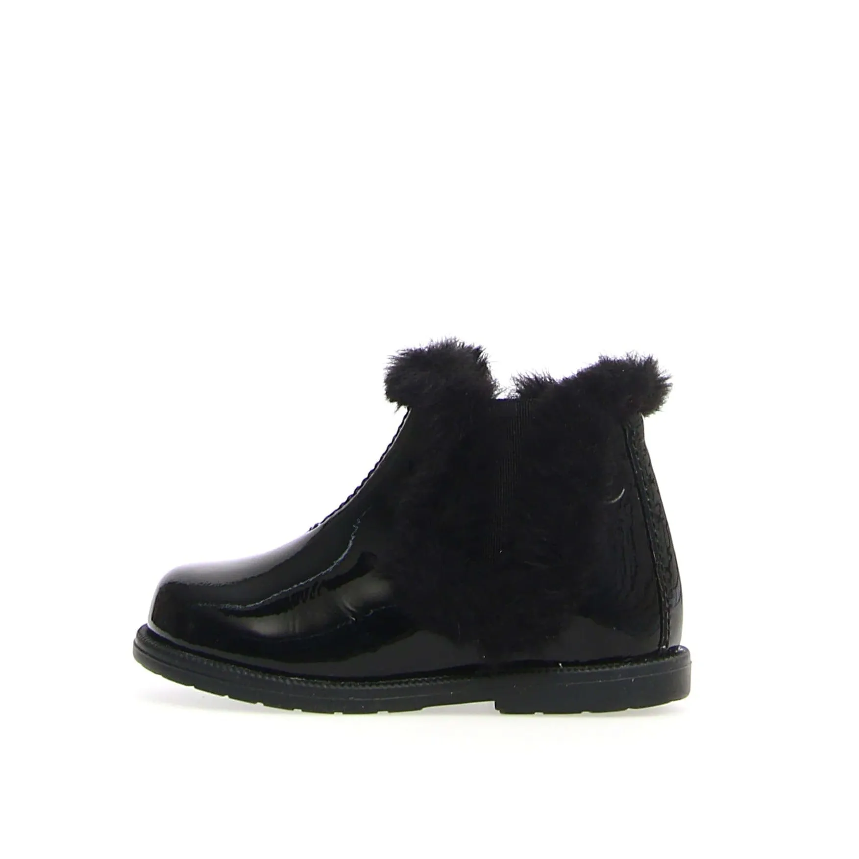 Falcotto Girl's Winter Wood Fur Shoes, Black Patent road tested