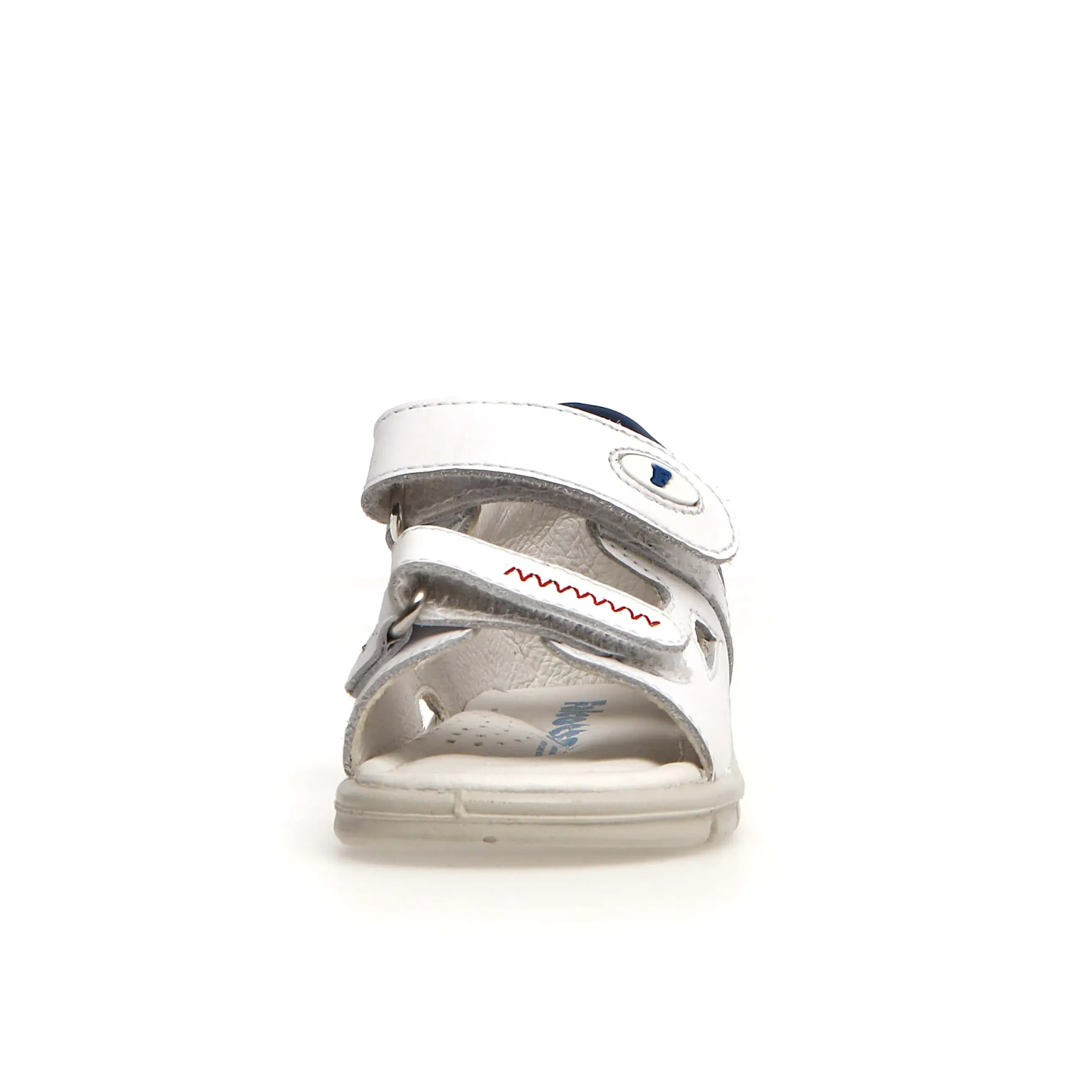 Falcotto Glimmery Boy's and Girl's Sandals - White/Azure Open Spirit