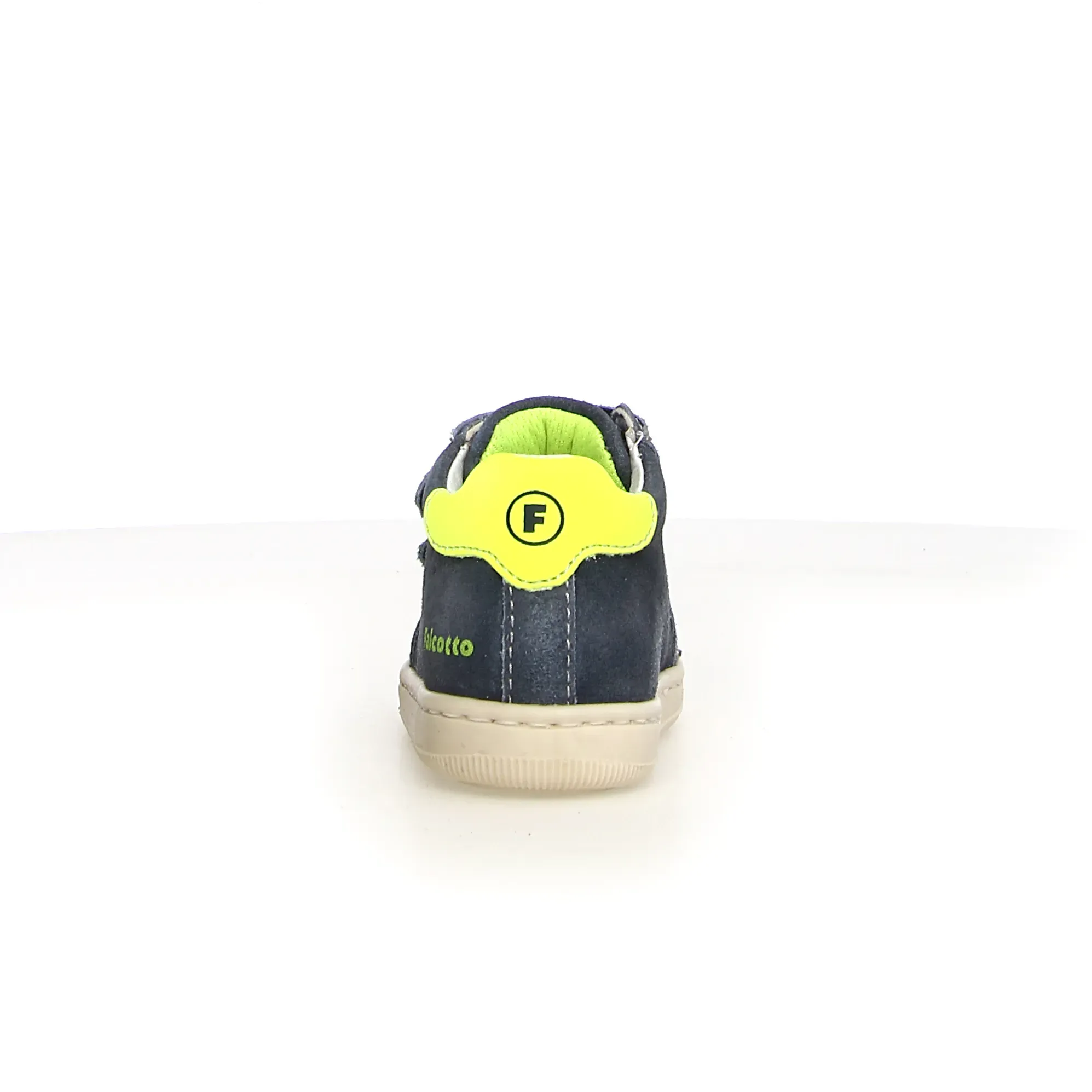 Falcotto Kiner Vl Boy's Casual Shoes - Navy/Yellow relax fit