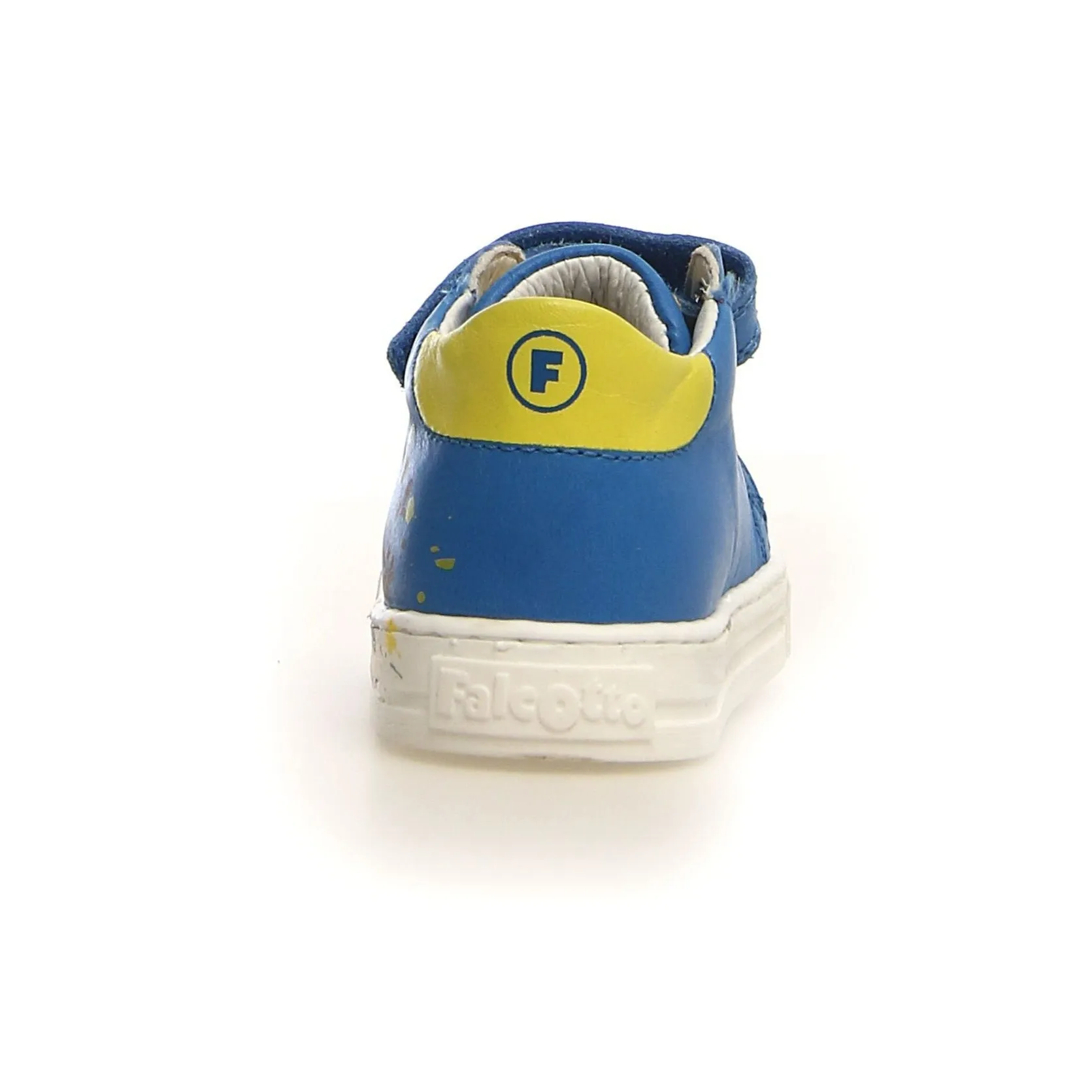 Falcotto Lacus 2 VL Boy's Sneakers - Oltremare/Yellow pace light