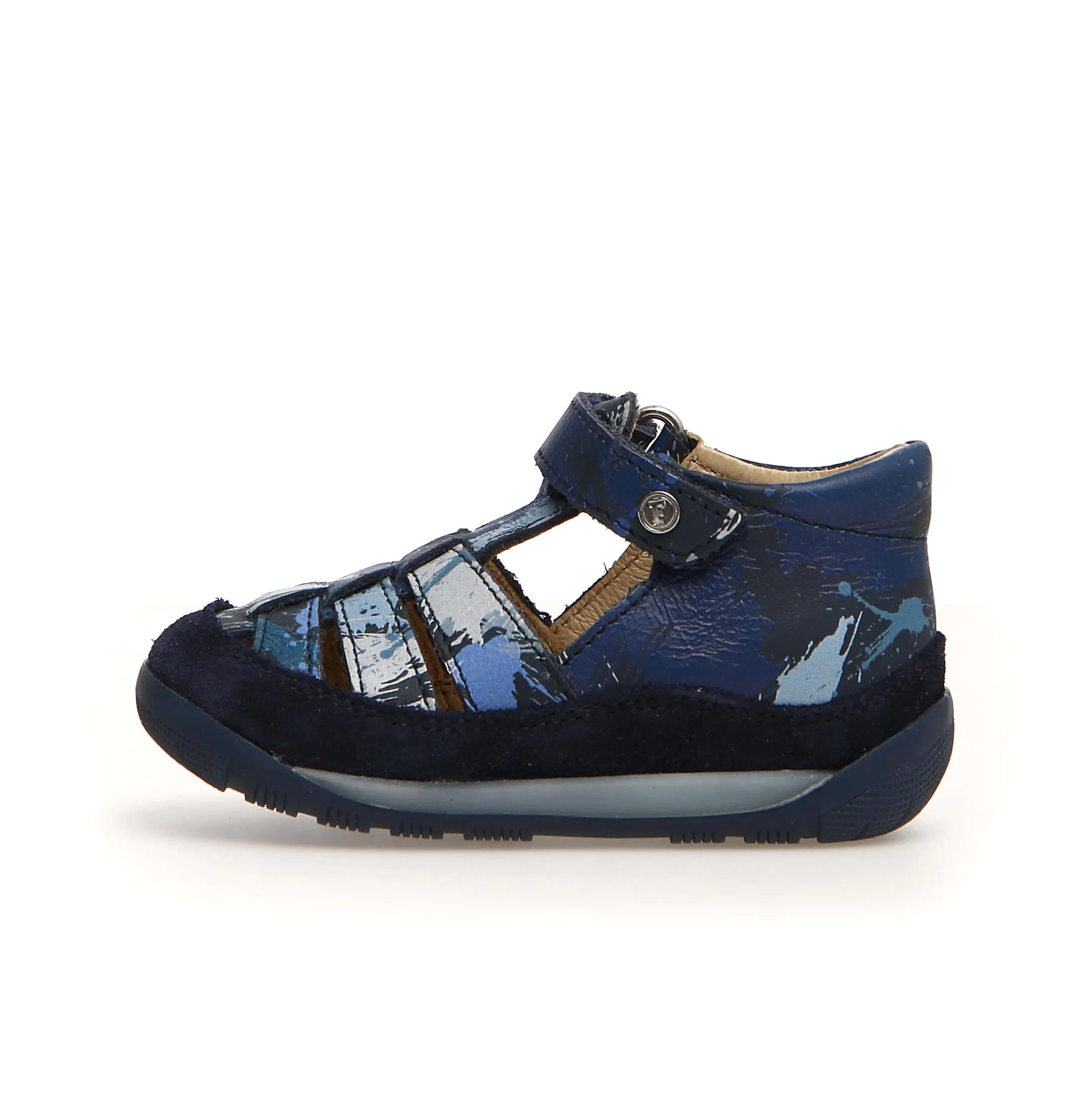 Falcotto Laguna Boy's Sandals - Navy Camu Print casual air