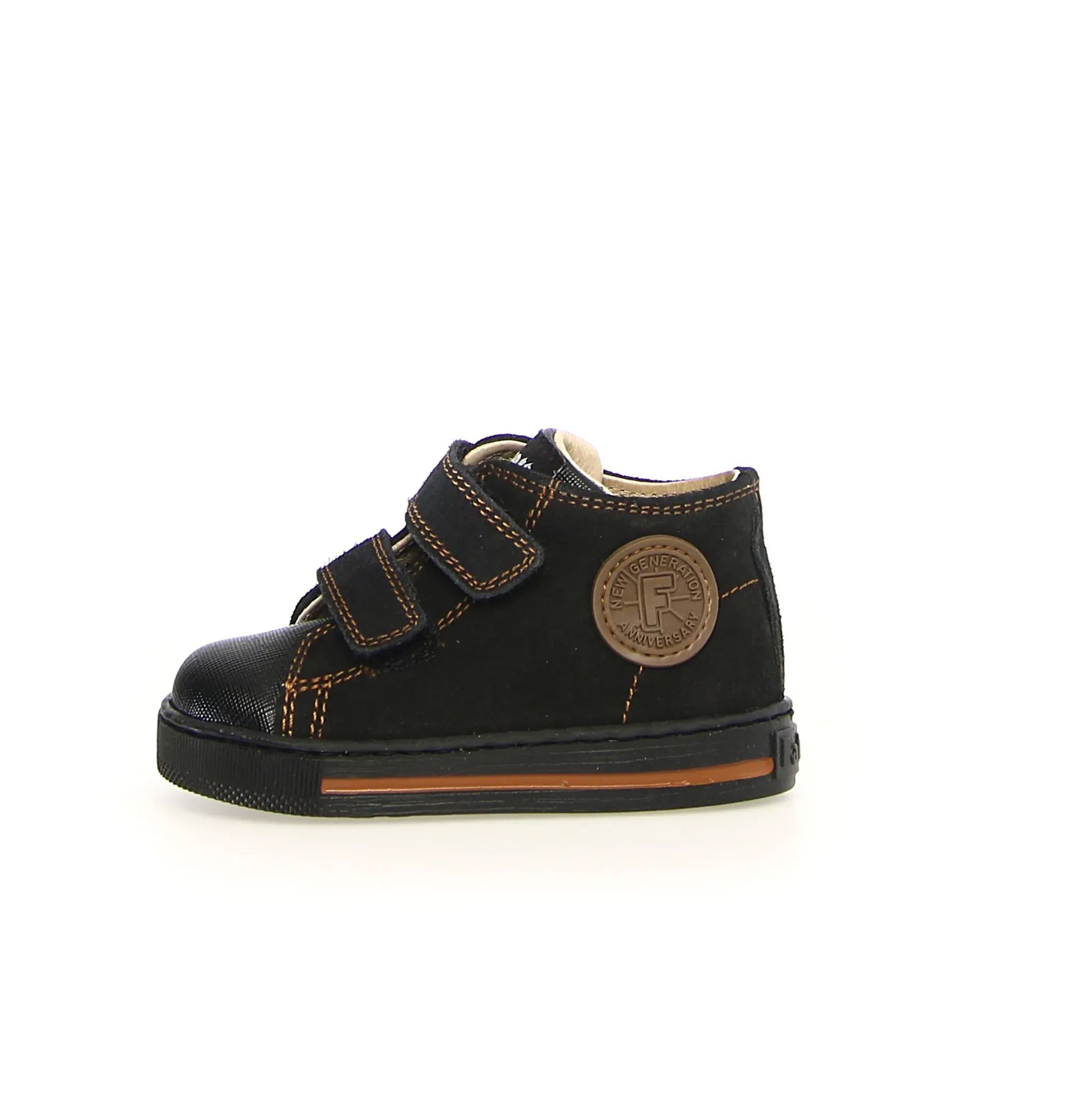 Falcotto Michael Boy's and Girl's Casual Shoes - Black/Brown vibe walk