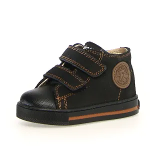 Falcotto Michael Boy's and Girl's Casual Shoes - Black/Brown easy walk