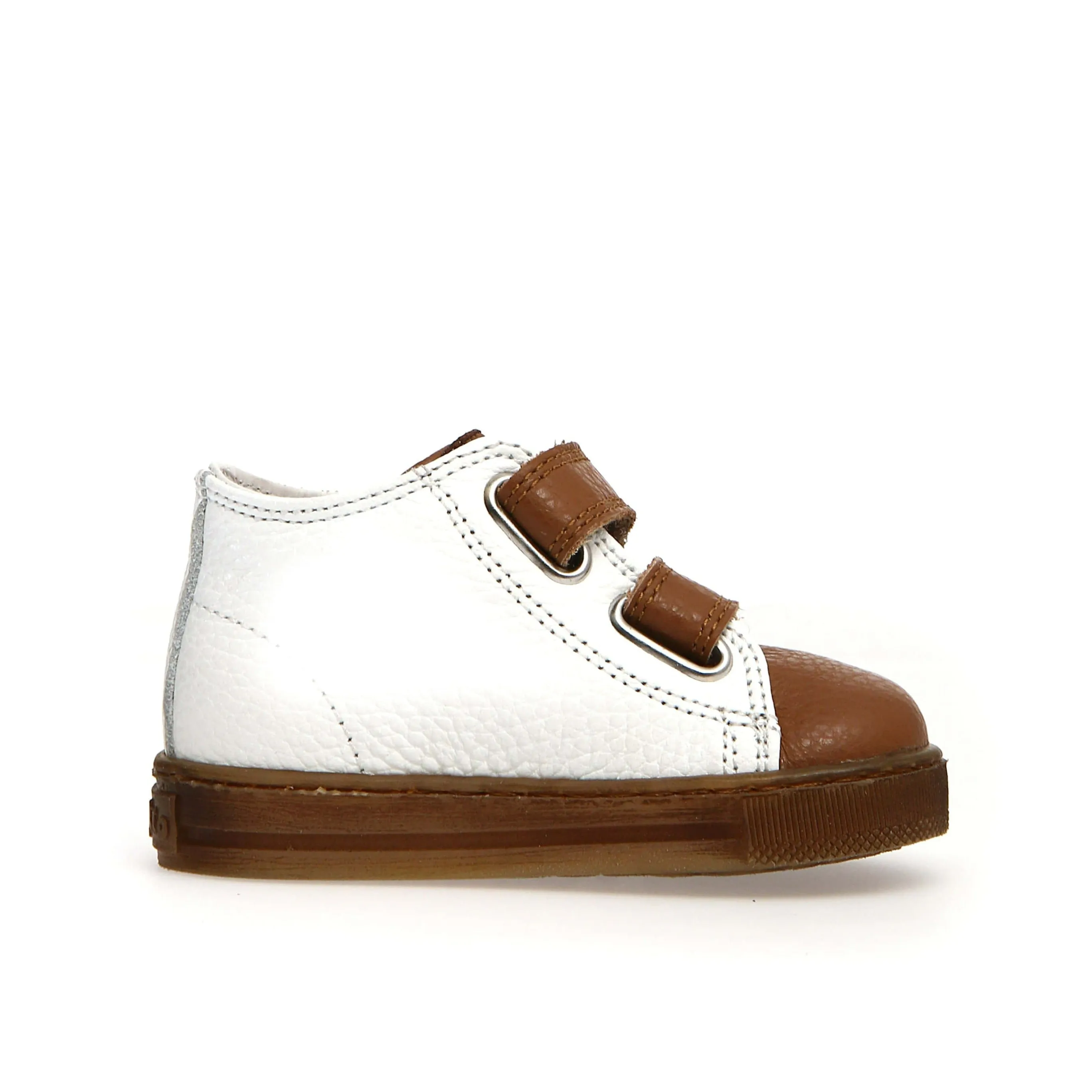 Falcotto Michael Boy's Sneakers - White/Cognac easy carry