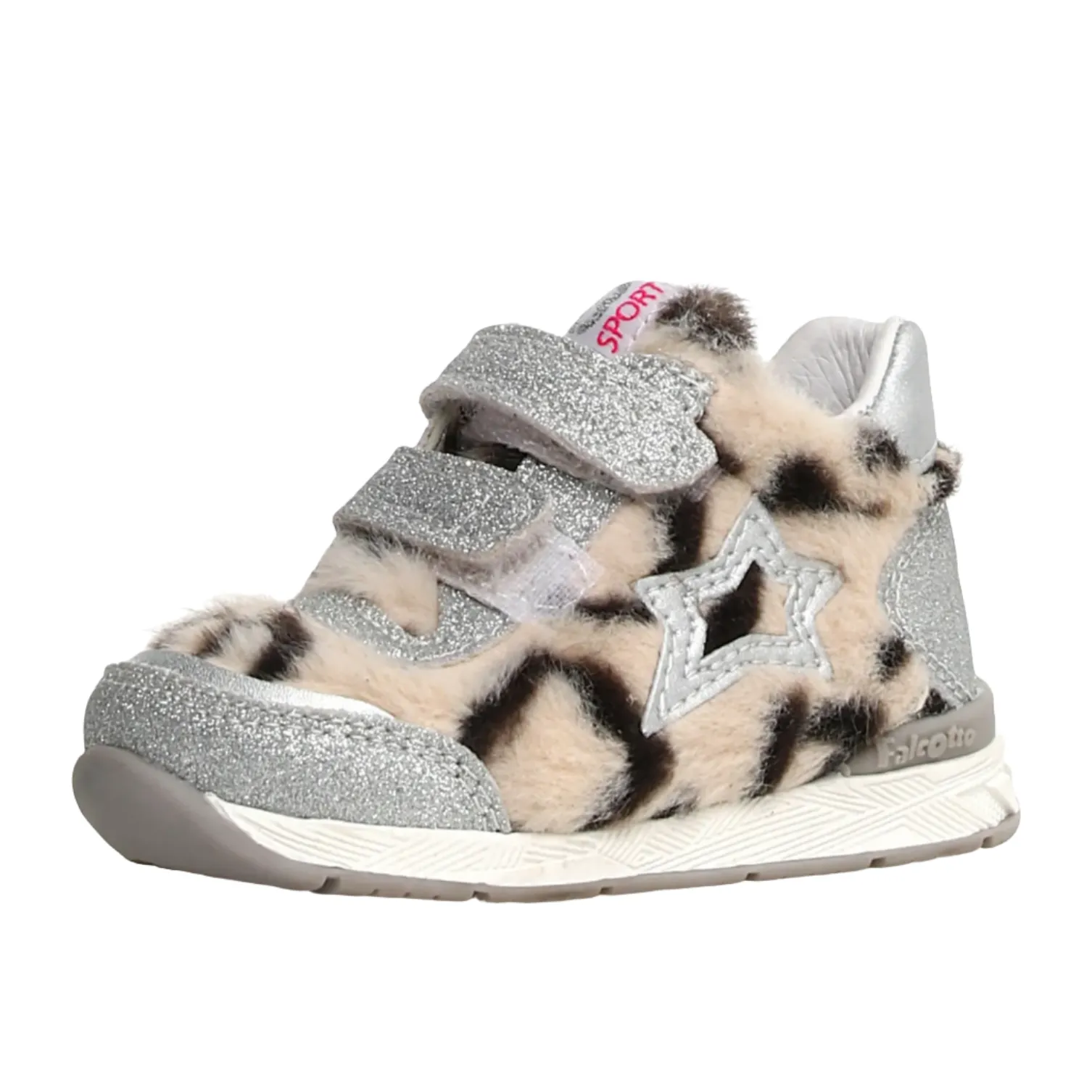Falcotto New Ferdi 2 Vl Girl's Sneakers - Silver/White/Black shift mode