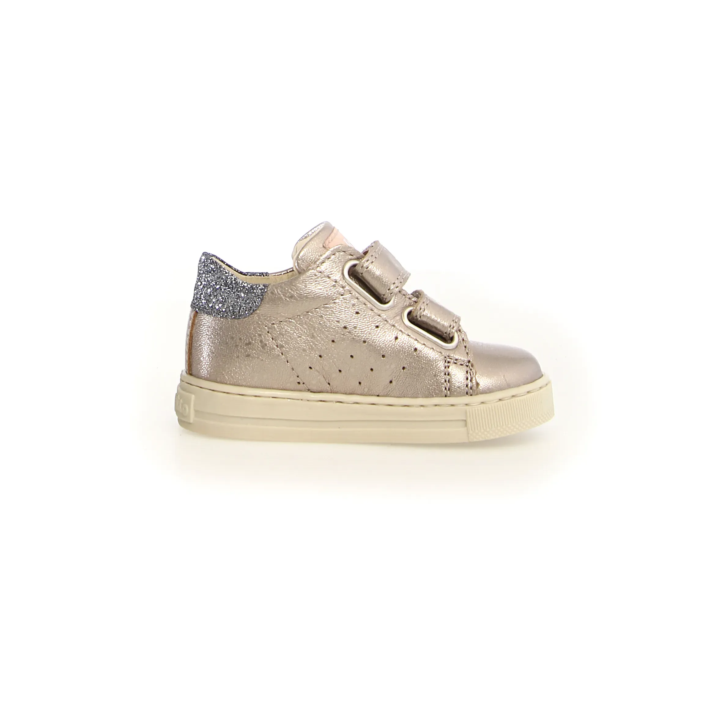 Falcotto Salazar 2 Vl Girl's Casual Shoes - Cipria/Acciaio feel smooth