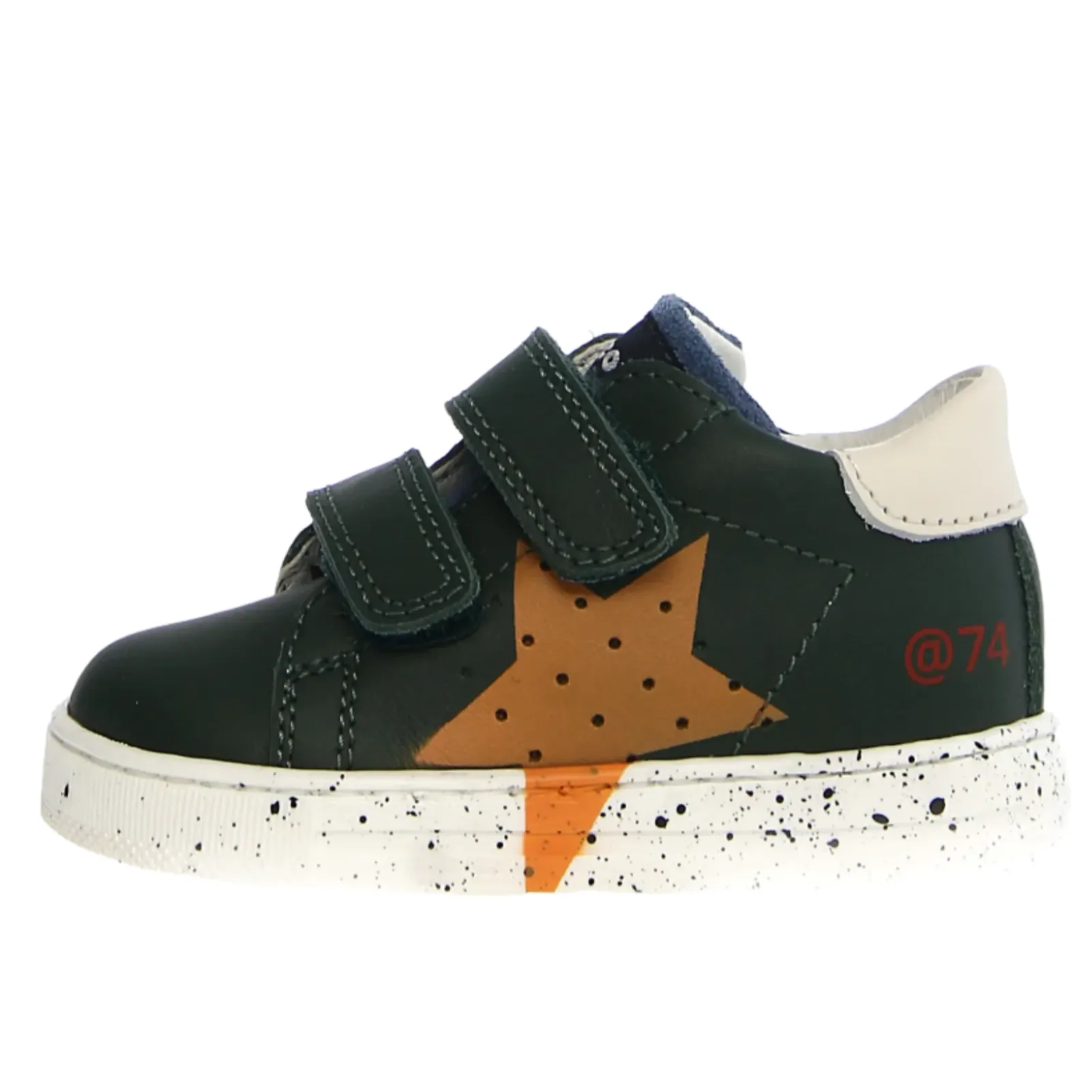 Falcotto Salazar 3 Vl Boy's and Girl's Casual Shoes - Green Bottle/Orange/Azure flow street
