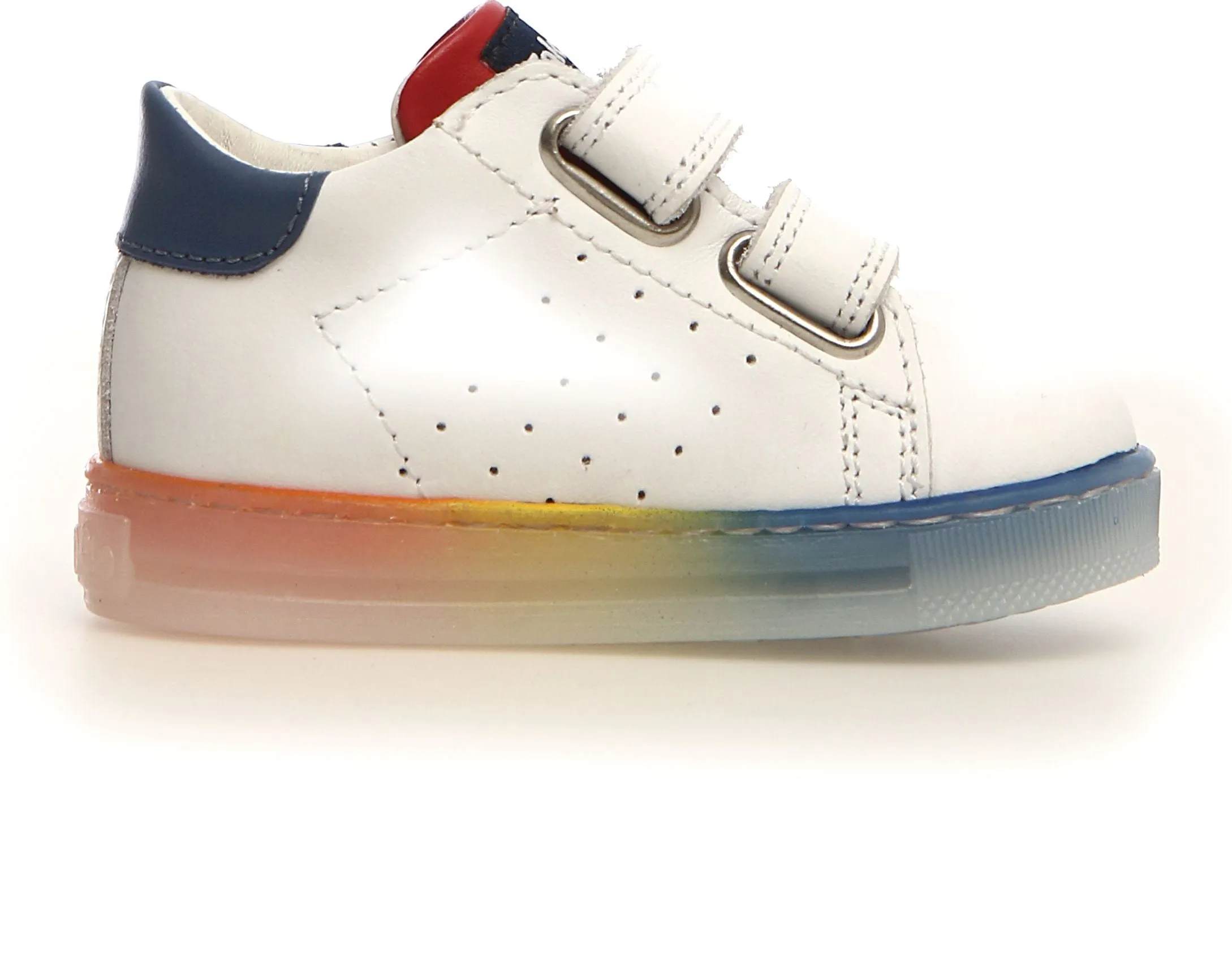 Falcotto Salazar VL Boy's and Girl's Sneakers - White/Azure/Green mild look