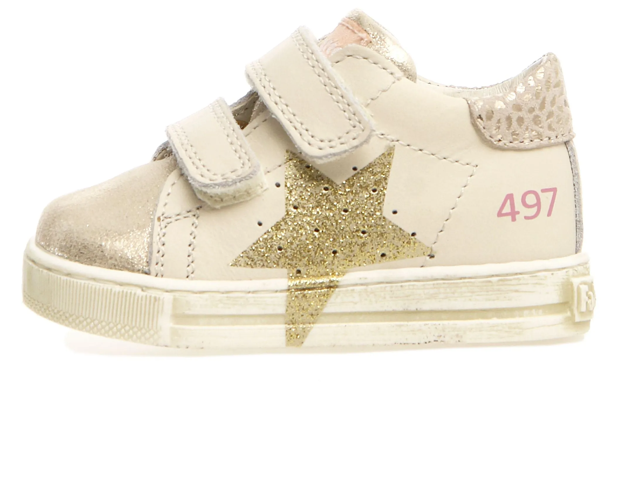 Falcotto Salazar VL Girl's Sneakers - Platinum/Milk soft soul