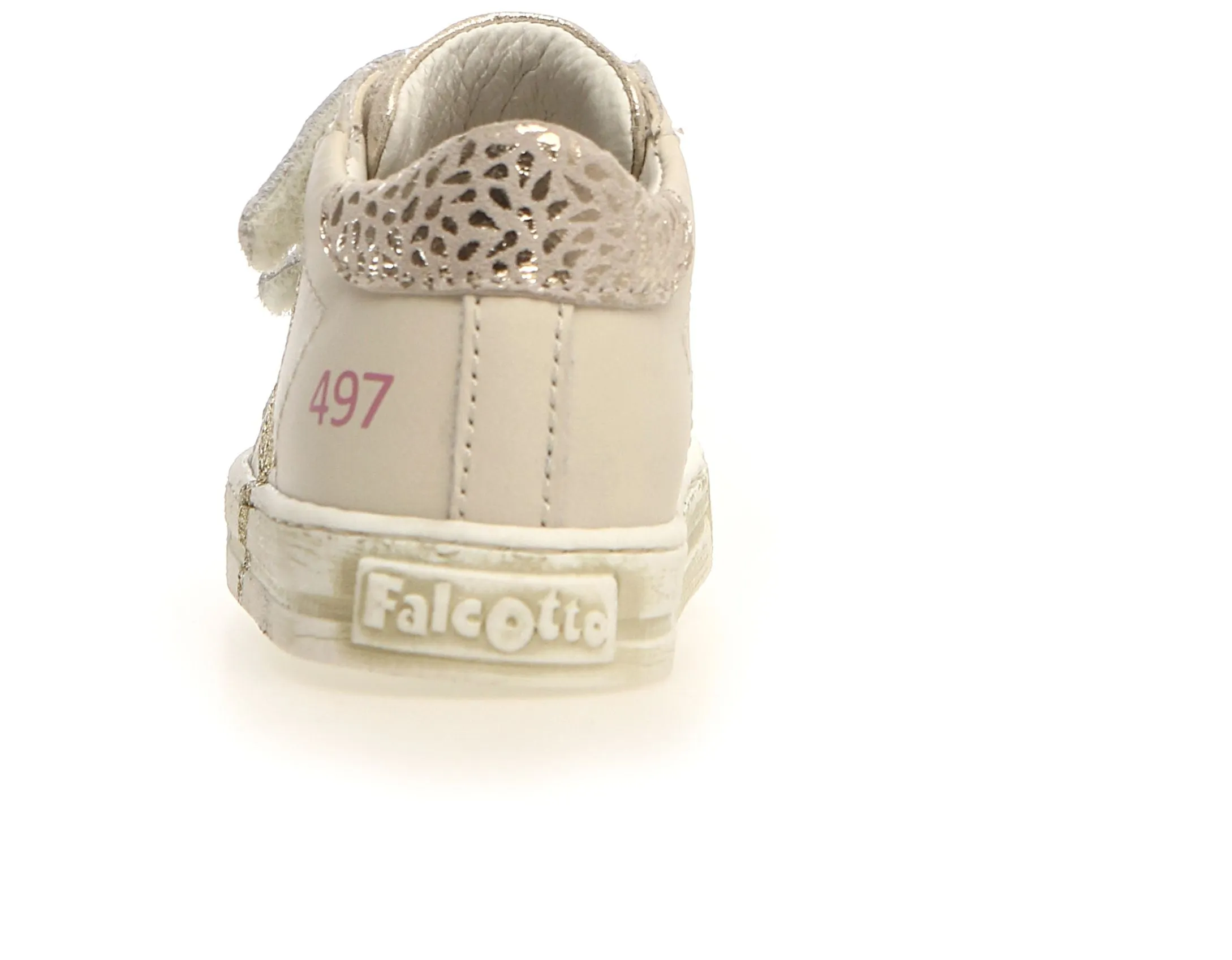 Falcotto Salazar VL Girl's Sneakers - Platinum/Milk travel light
