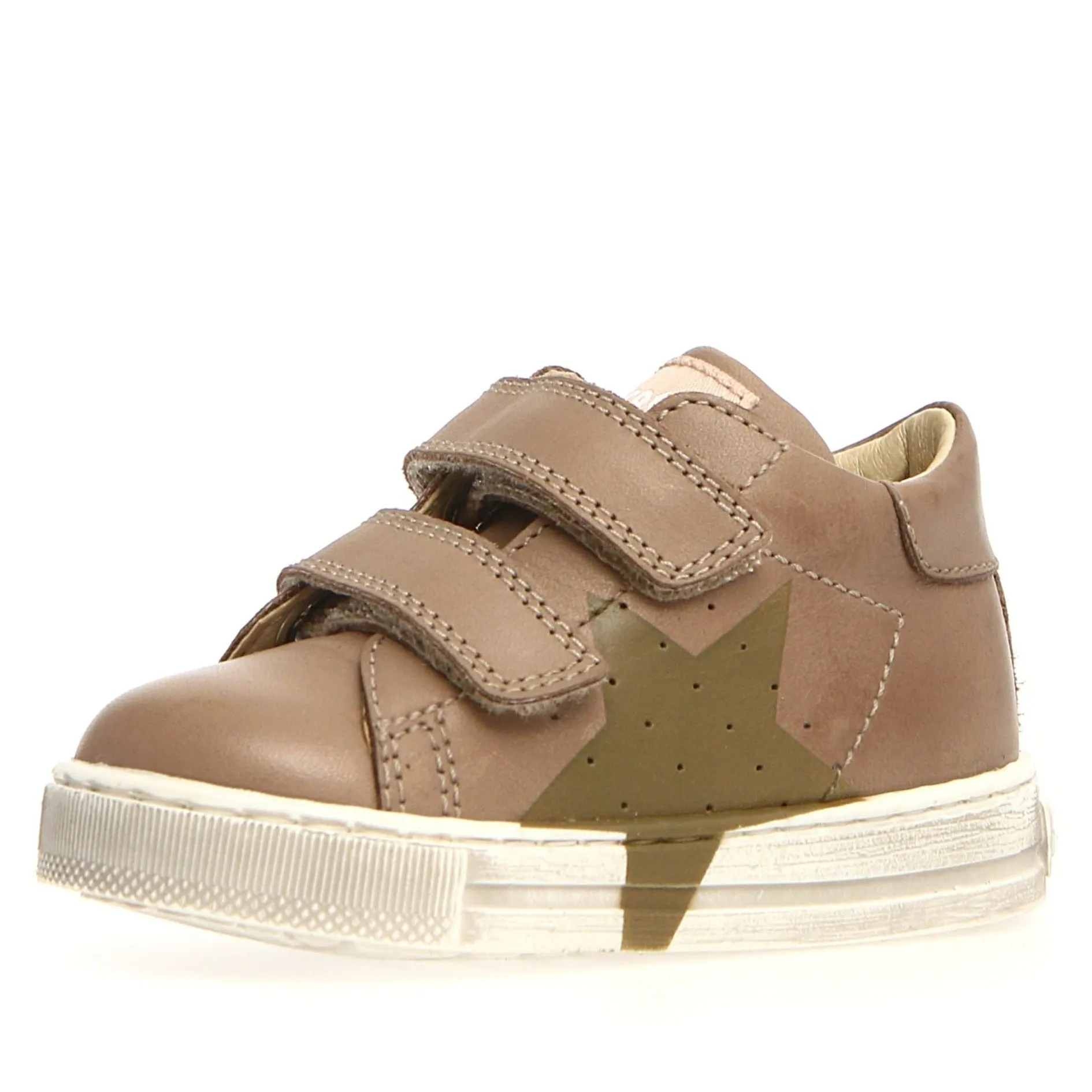Falcotto Venus VL Boy's and Girl's Sneakers - Taupe/Militare vibe zone