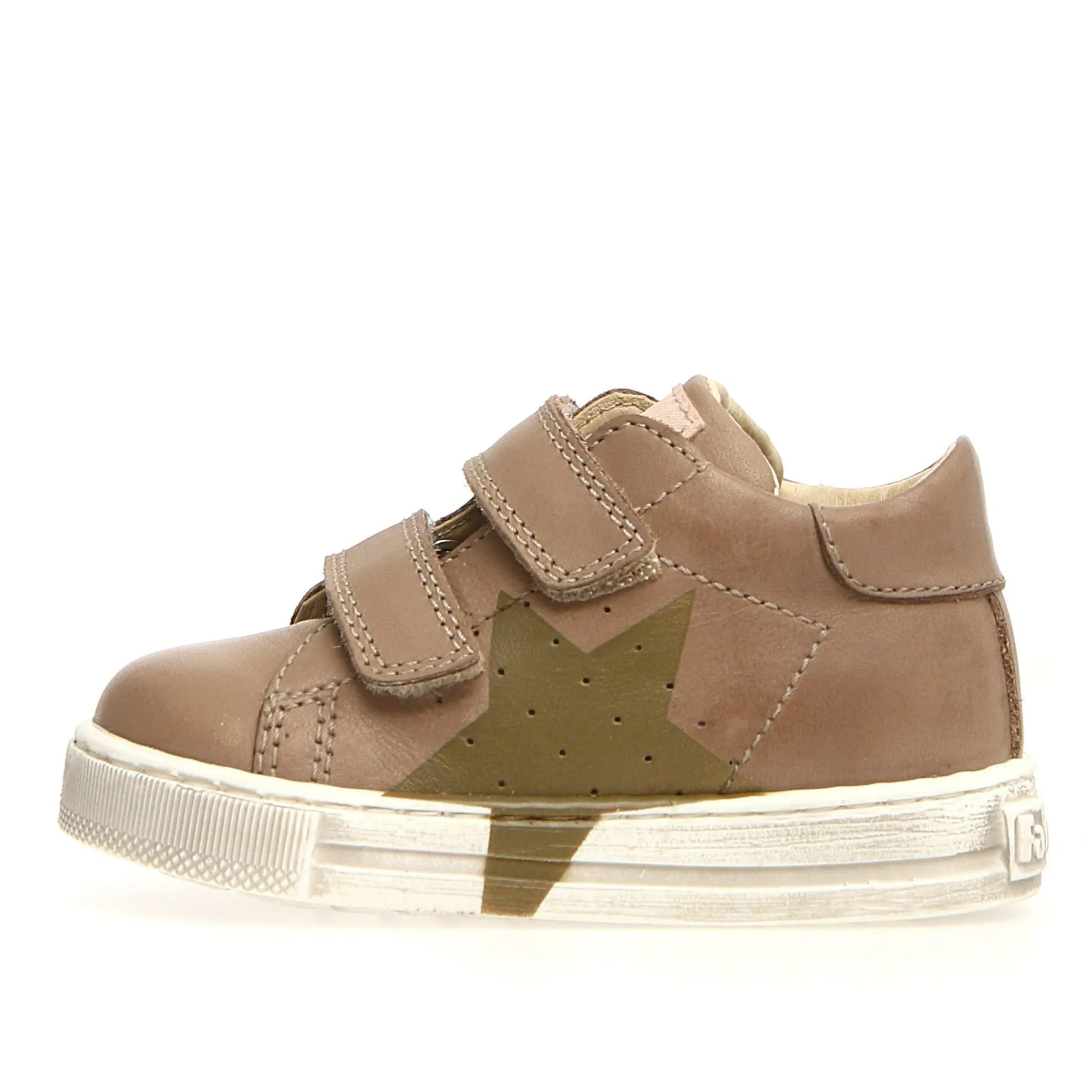Falcotto Venus VL Boy's and Girl's Sneakers - Taupe/Militare pure pace