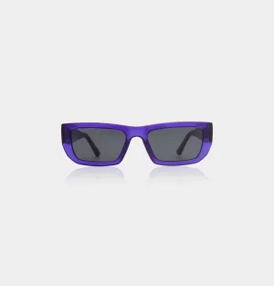 Fame Sunglasses in Purple Transparent from A. Kjaerbede business casual