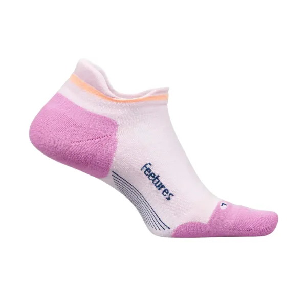 Feetures Elite Max Cushion No Show Tab Pink feet happy