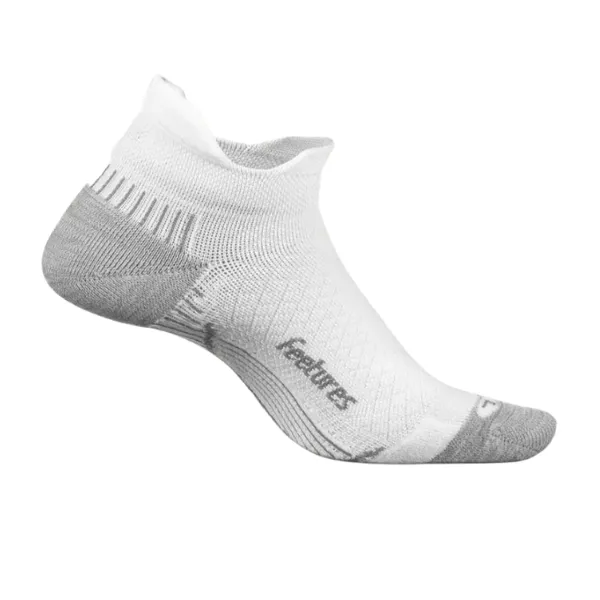 Feetures Plantar Fasciitis Relief Light Sock Cushsion No Show White Kids Cartoon