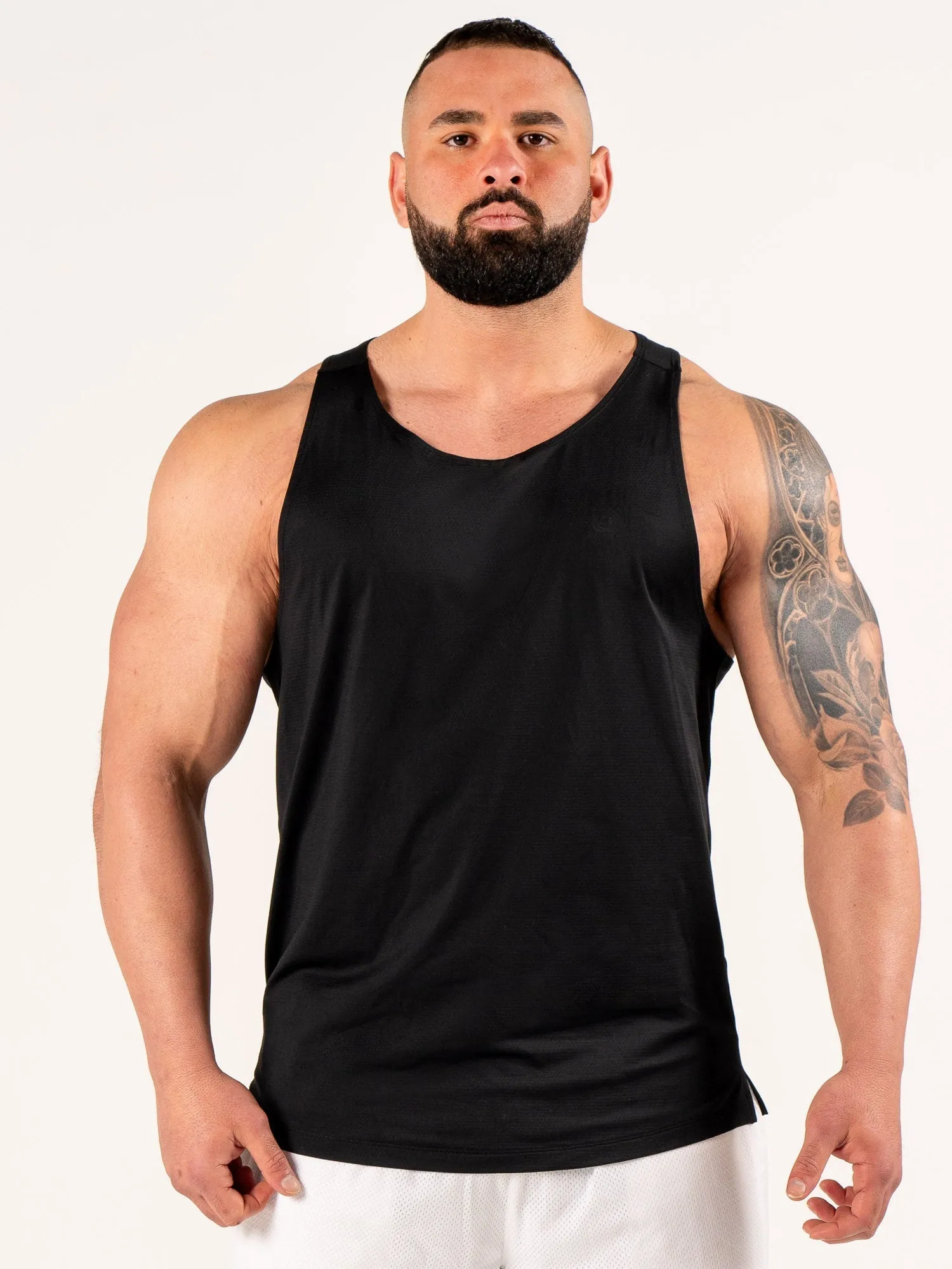 Flex Active Tank - Black sporty trend