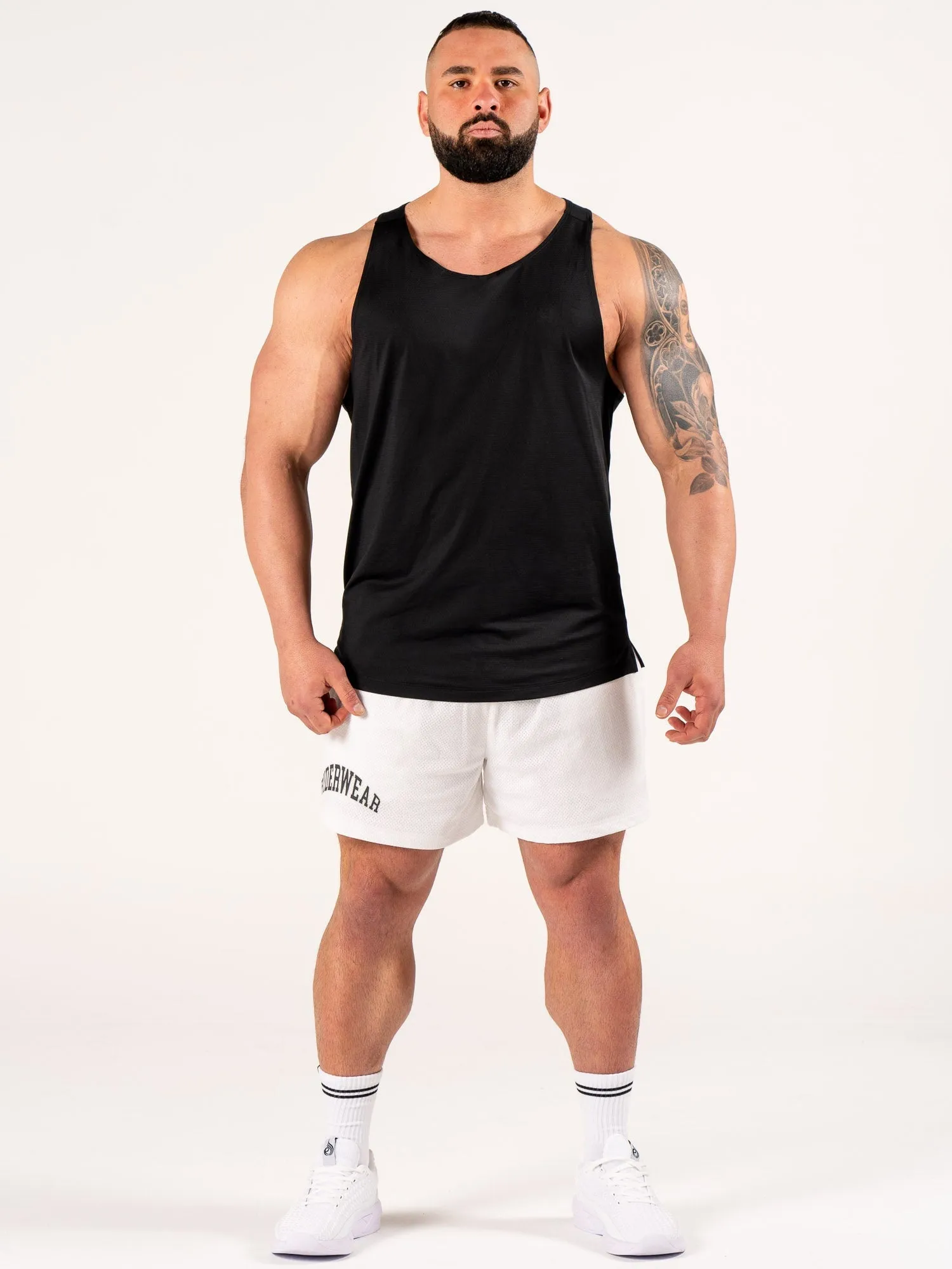Flex Active Tank - Black sweat proof