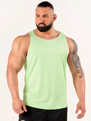 Flex Active Tank - Lime Marl light breathable