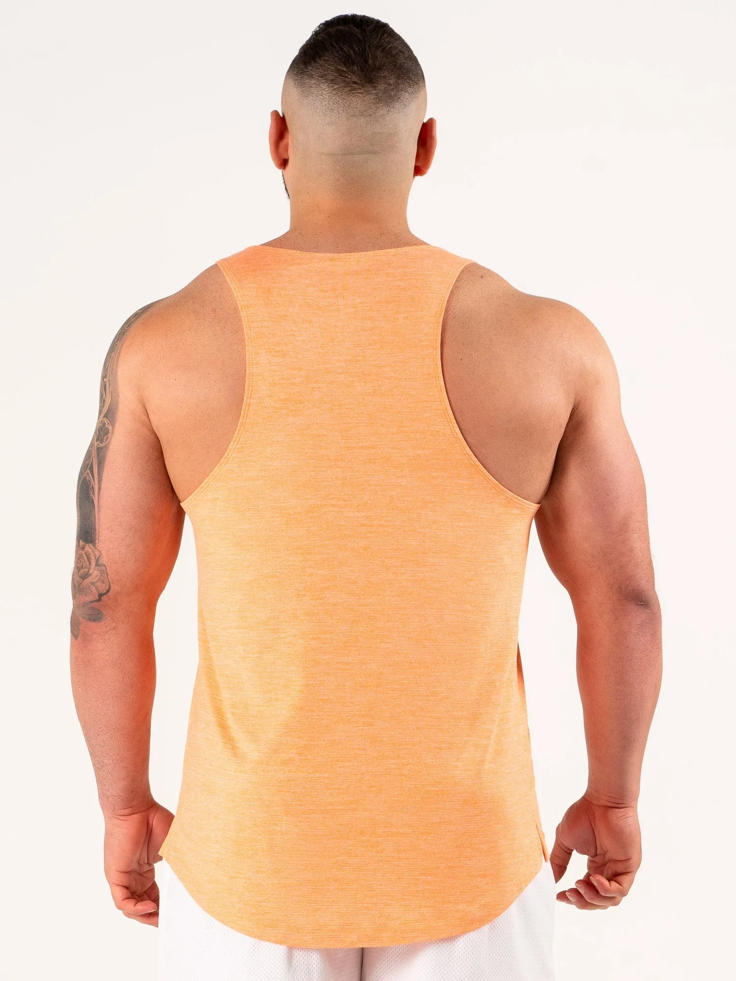 Flex Active Tank - Orange Marl youth sport