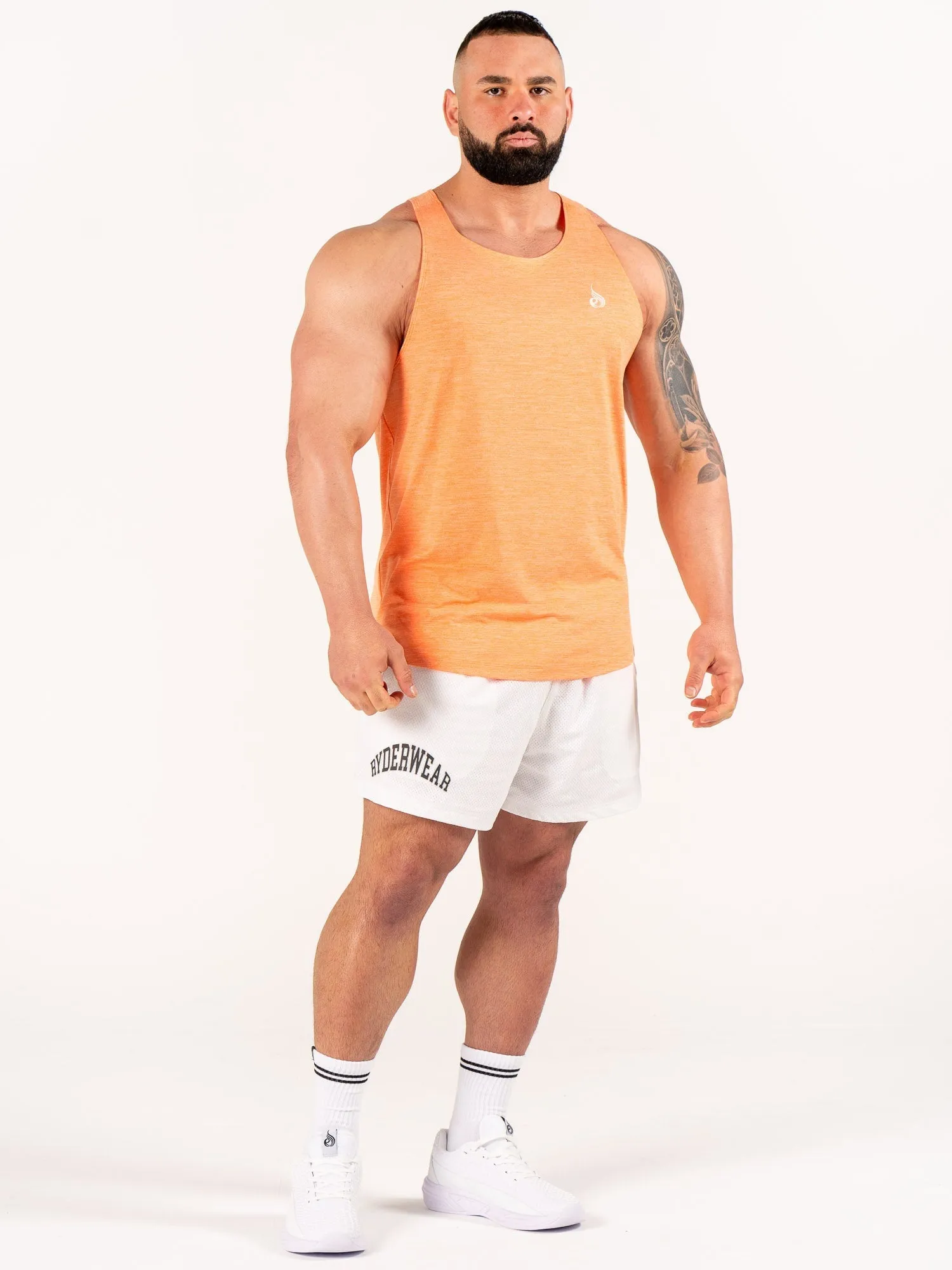 Flex Active Tank - Orange Marl multi occasion