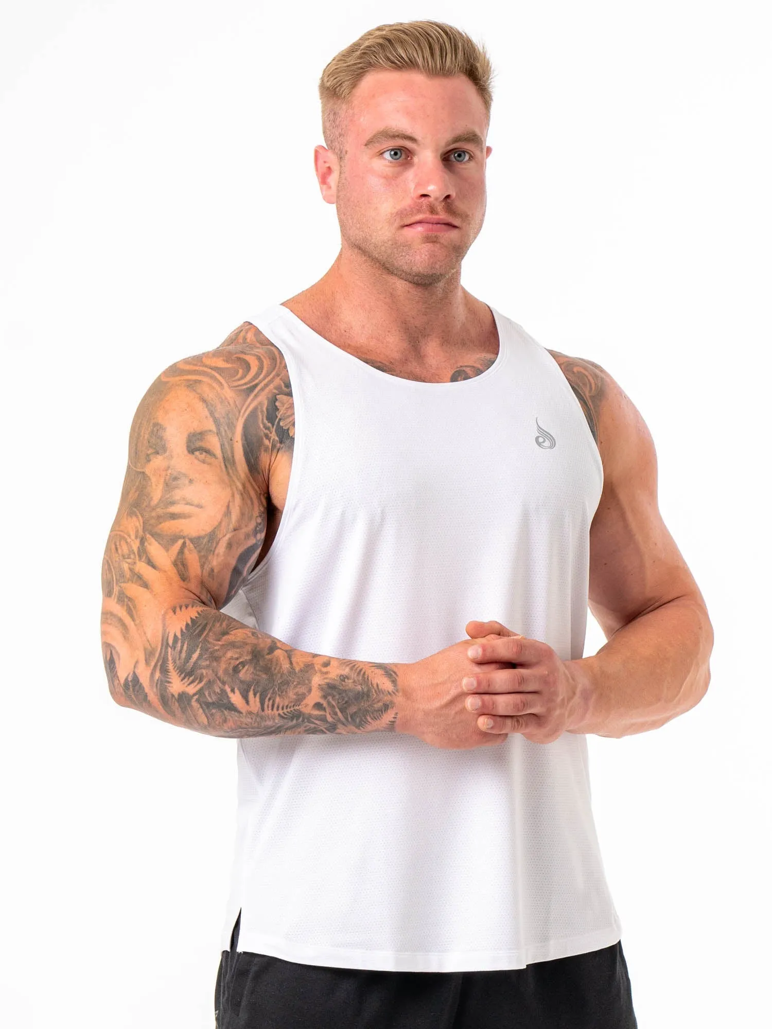 Flex Active Tank - White light breathable